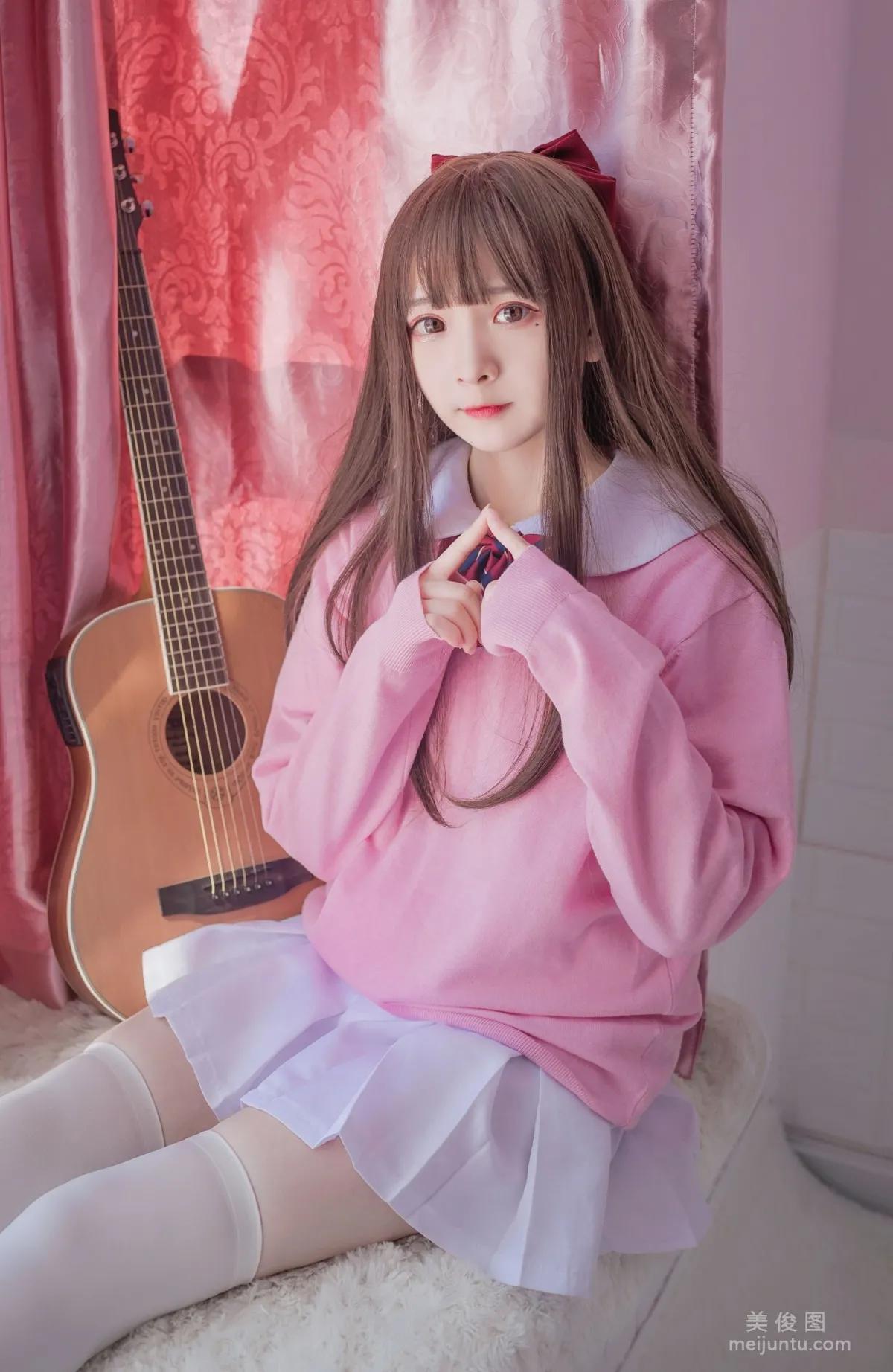 2D Beauty Guchuan kagura Pink JK Photo Set photo 13