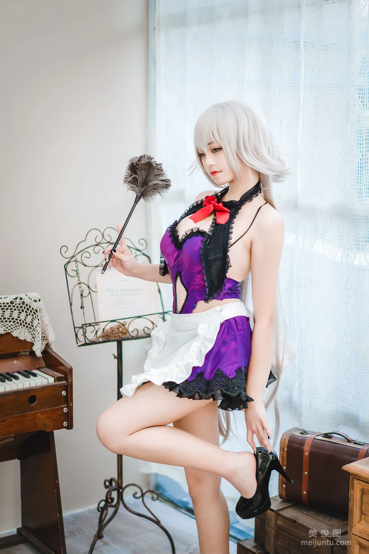 Cute Girl Mizhi Maoqiu, Joan of Arc Maid, Photo Set photo 38