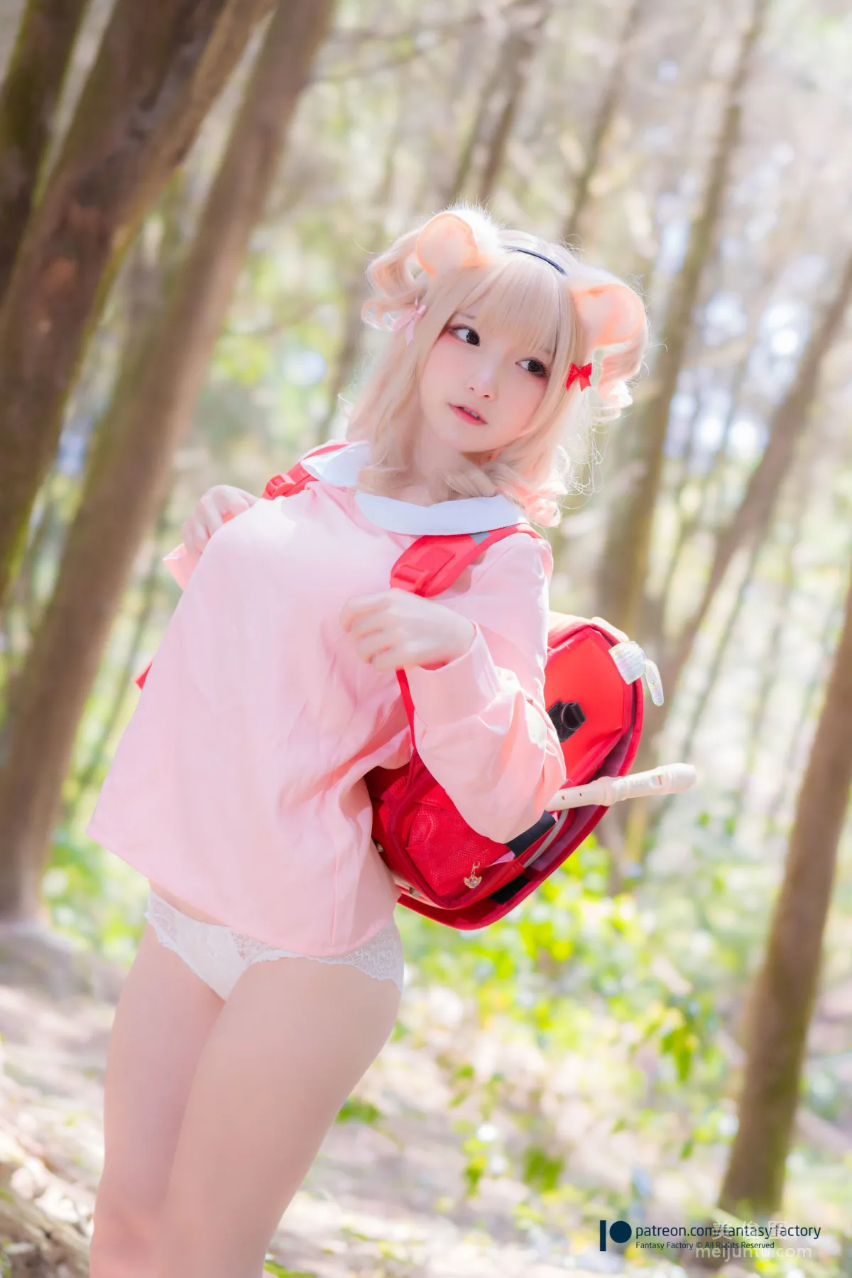 [Fantasy Factory] Xiao Ding 2020.04, Maid, Lingerie, Bunny Ears Photo Set photo 73