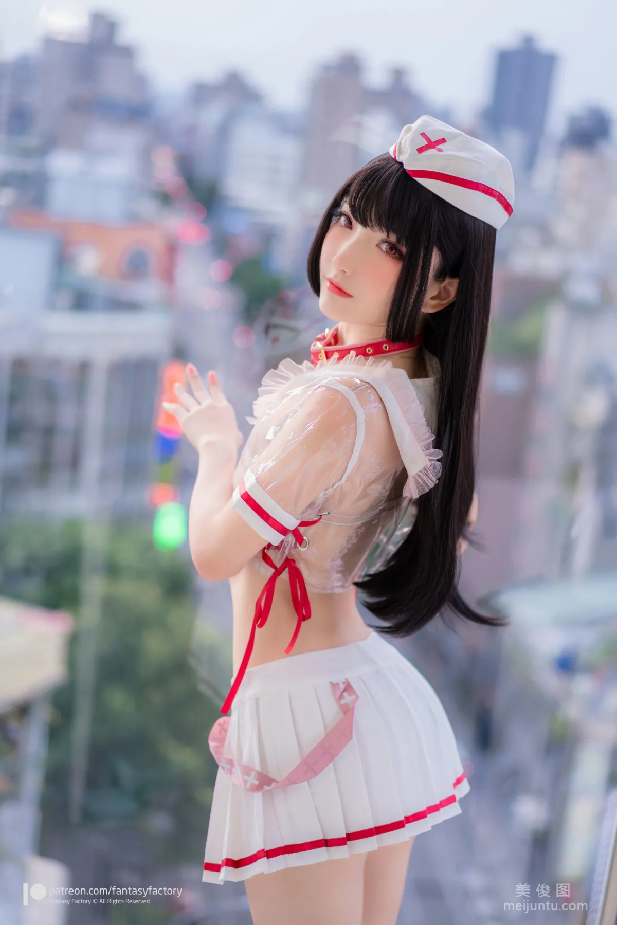 [Fantasy Factory] Xiao Ding 2020.04, Maid, Lingerie, Bunny Ears Photo Set photo 41