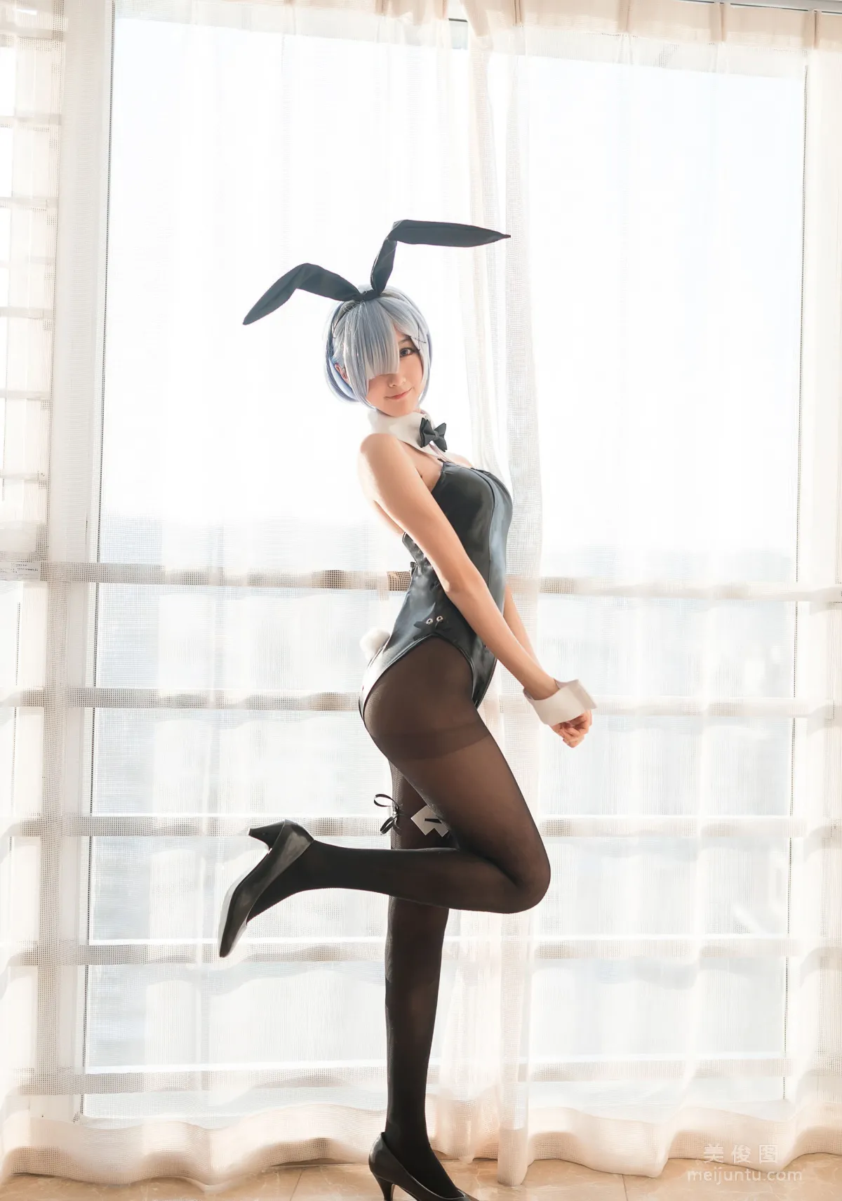 Cute Girl Mu Mianmian OwO, Rem Bunny Girl Photo Set photo 43