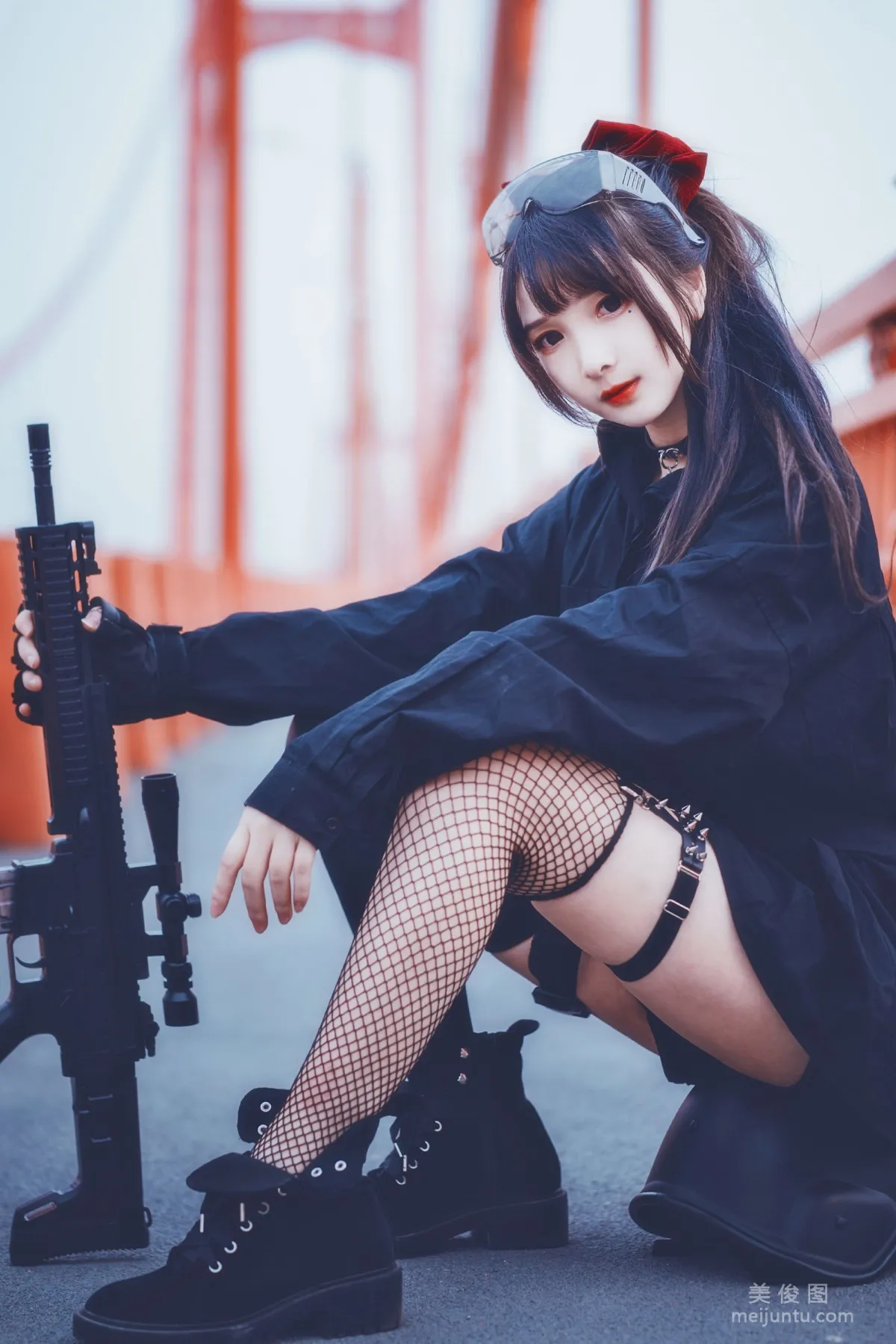 [COS] 2D Beauty Guchuan kagura, Armed JK, Photo Set photo 18