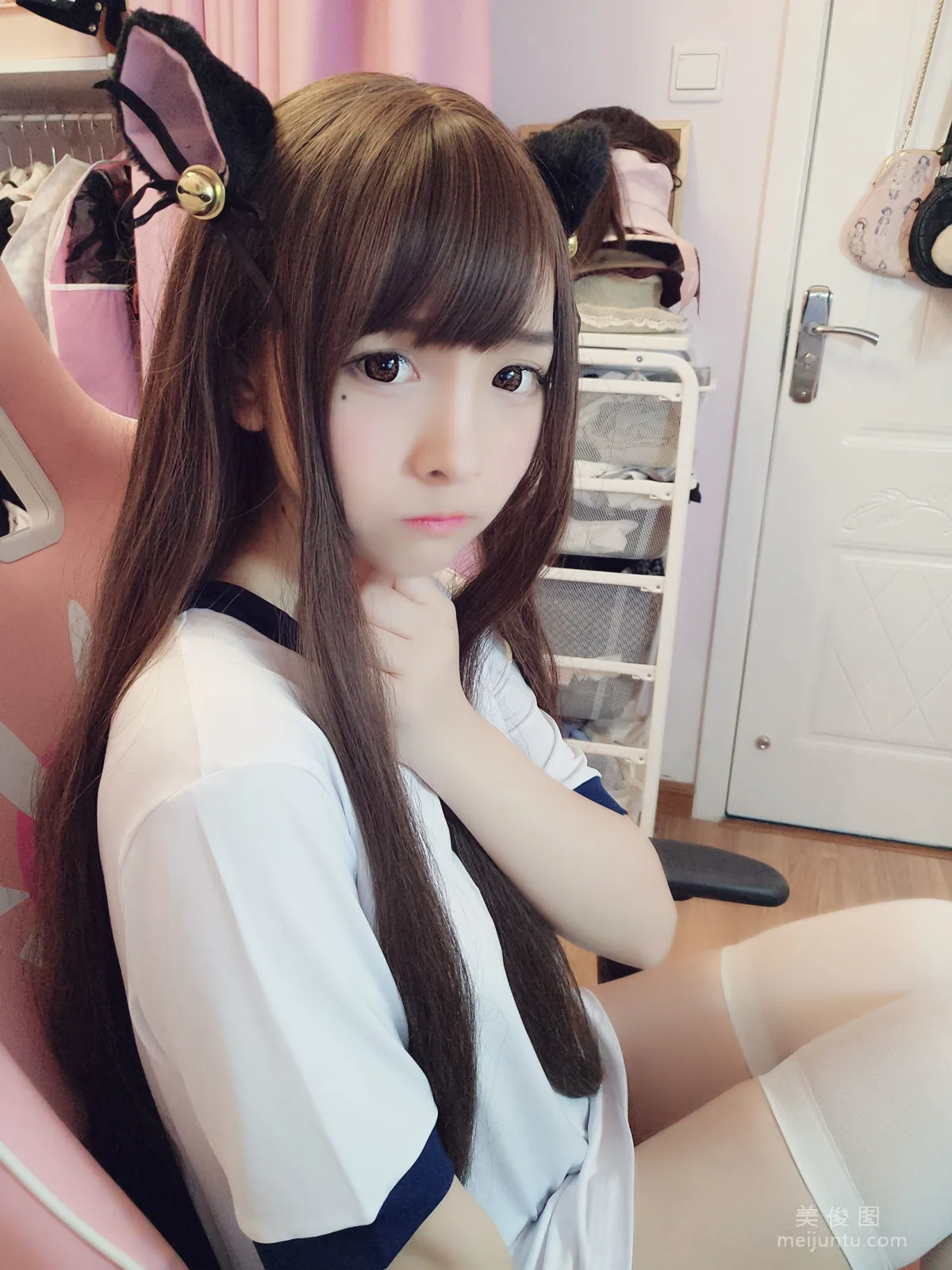 2D Beauty Guchuan kagura, Cat Ear Gymnastics, Photo Set photo 4