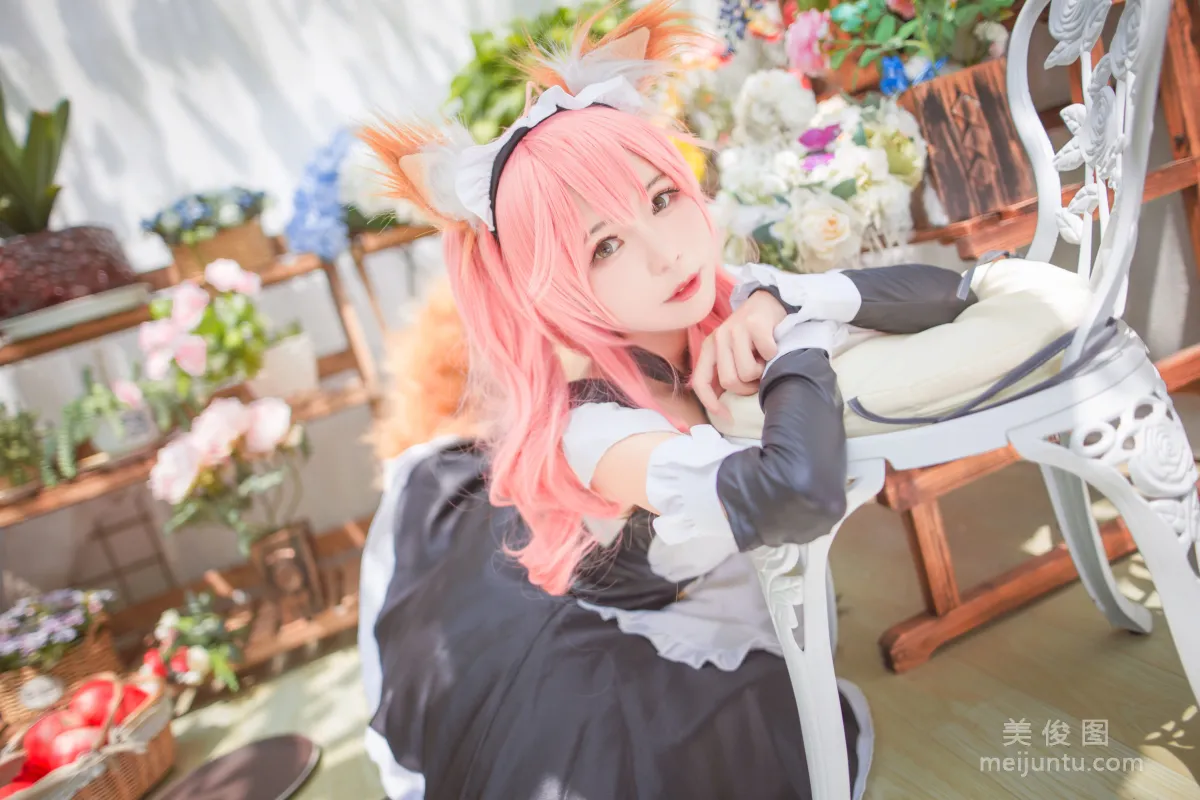 Anime Blogger Bei Zhibei, FGO Tamamo no Mae Maid Photo Set photo 8