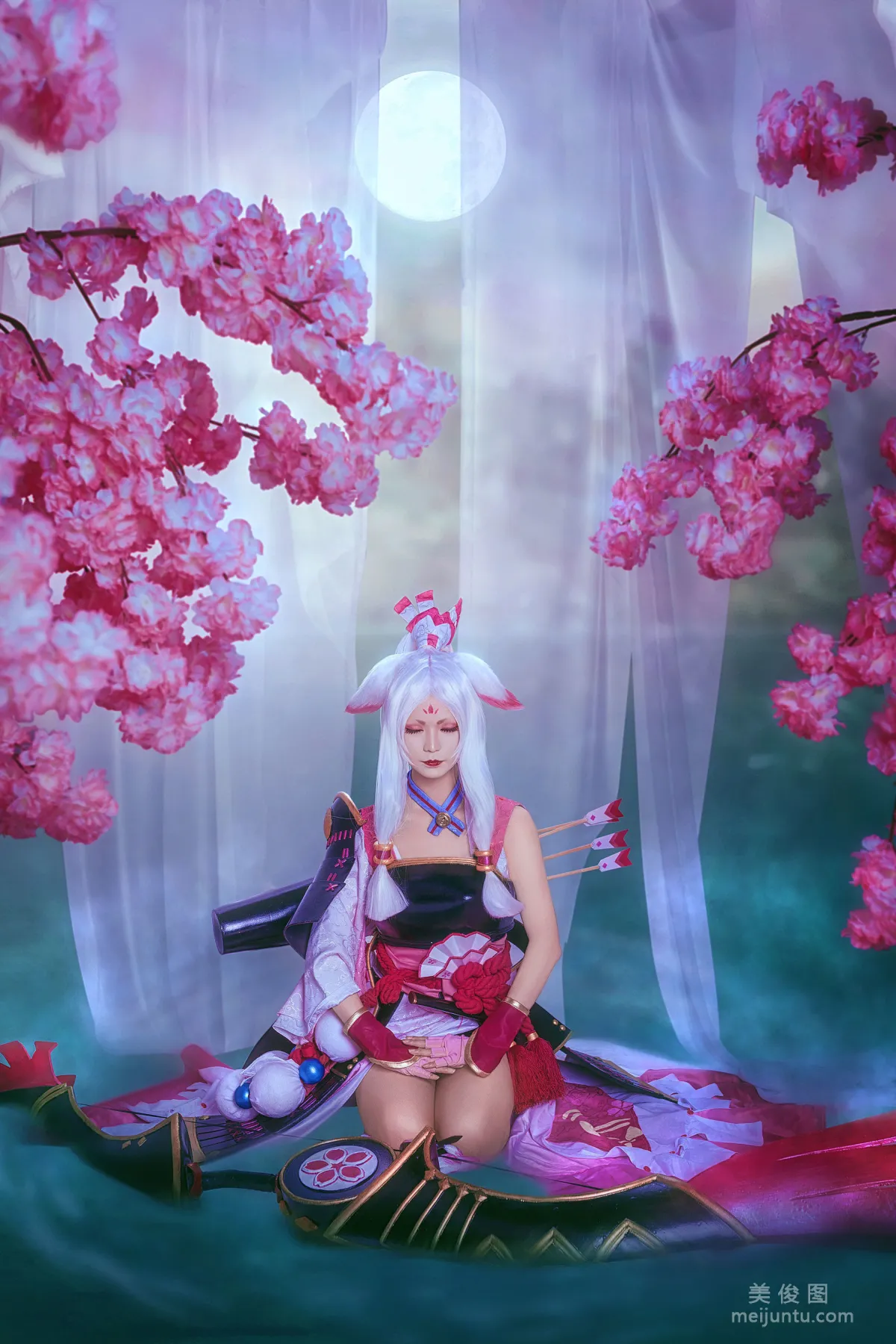 [COS] Anime Blogger Bei Zhibei Onmyoji White Wolf Photo Set photo 8
