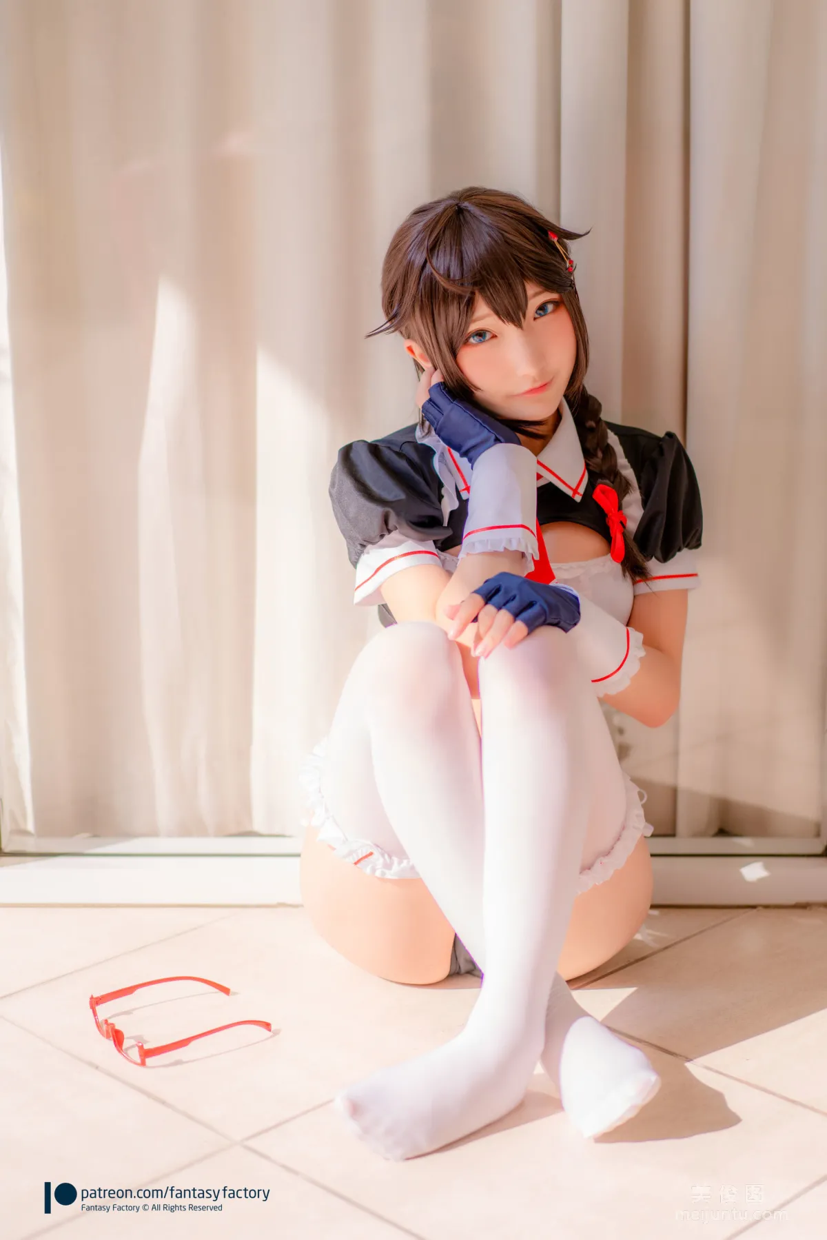 [Fantasy Factory] Xiao Ding 2020.04, Maid, Lingerie, Bunny Ears Photo Set photo 28