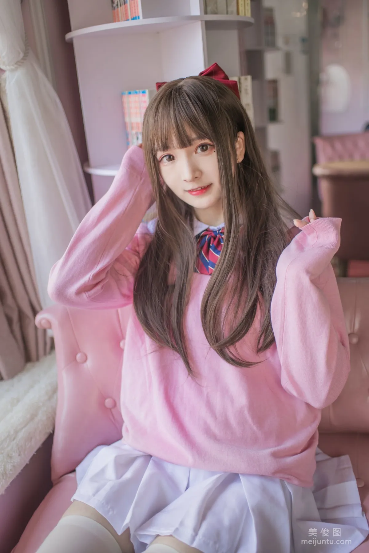 二次元美女古川kagura 《粉色JK》 写真集2