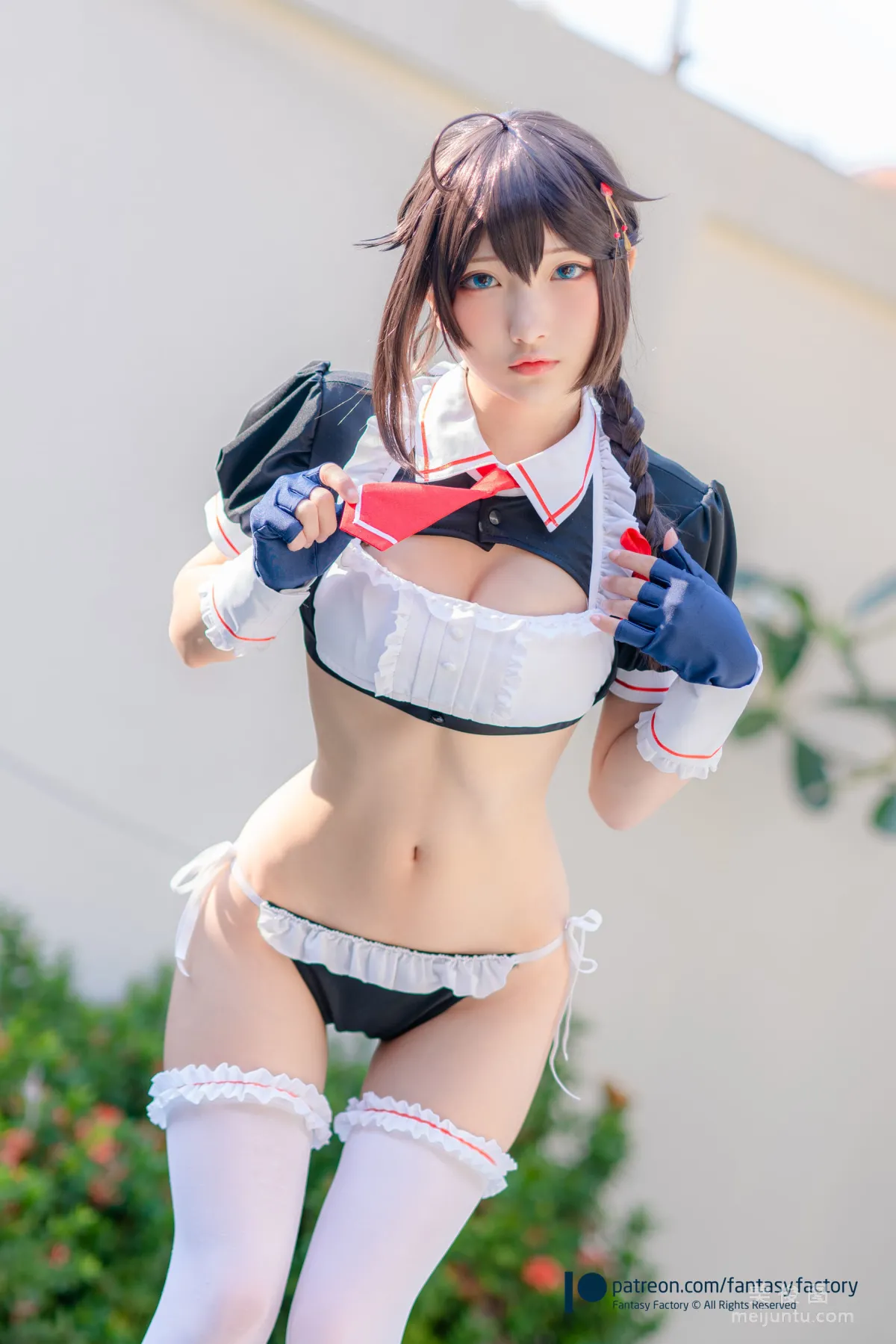 [Fantasy Factory] Xiao Ding 2020.04, Maid, Lingerie, Bunny Ears Photo Set photo 16