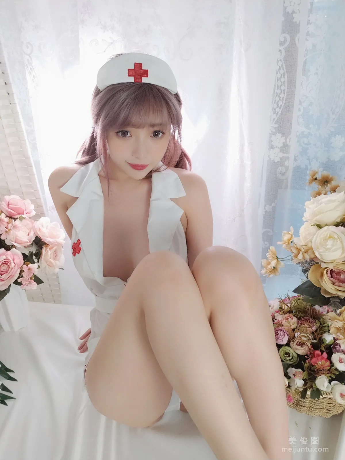 Anime Blogger Wenmei Bujiang Daoli Nurse Photo Set photo 22