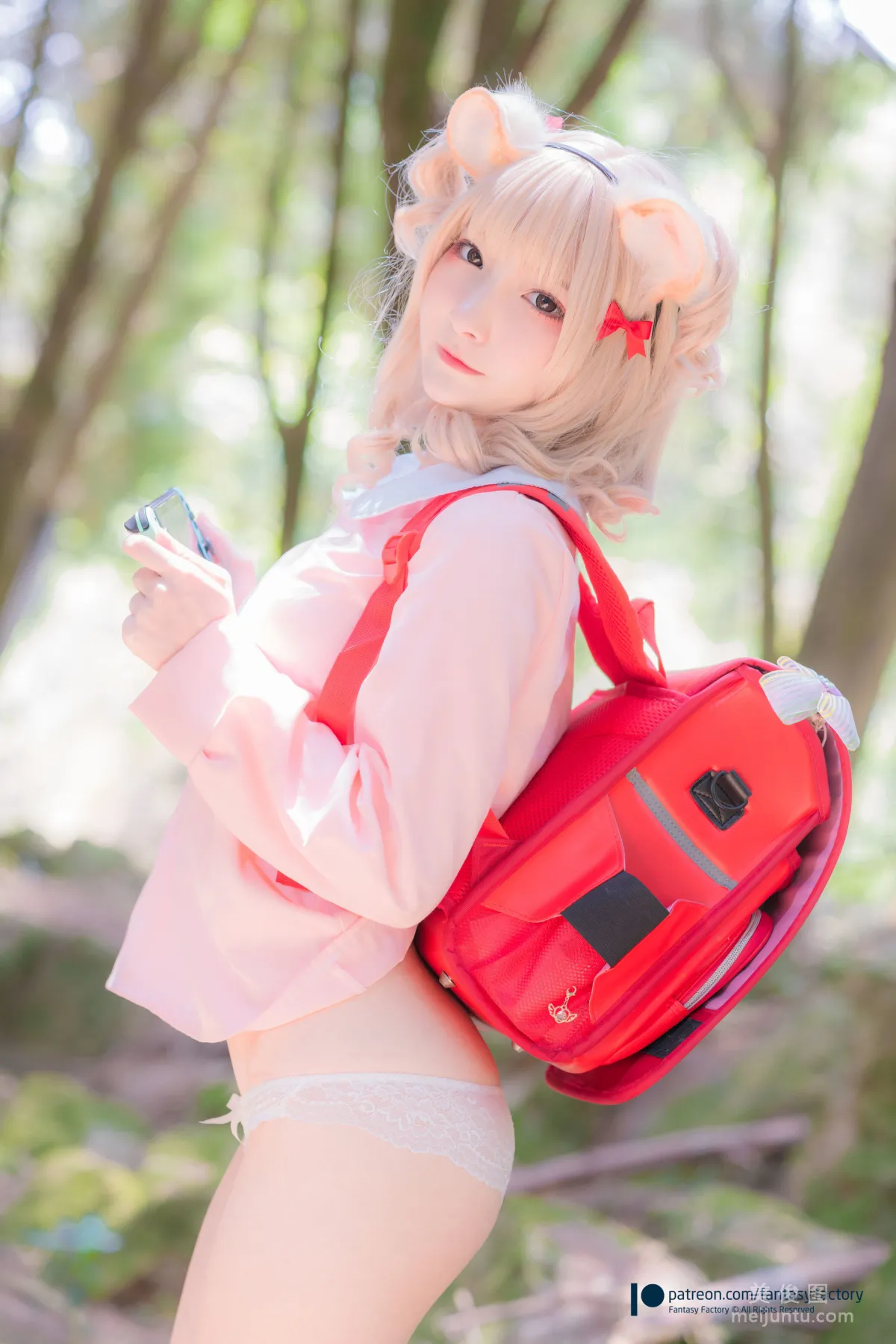 [Fantasy Factory] Xiao Ding 2020.04, Maid, Lingerie, Bunny Ears Photo Set photo 70
