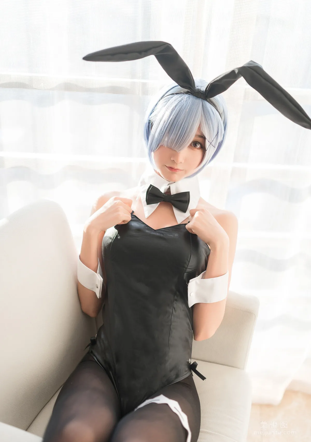 Cute Girl Mu Mianmian OwO, Rem Bunny Girl Photo Set photo 45