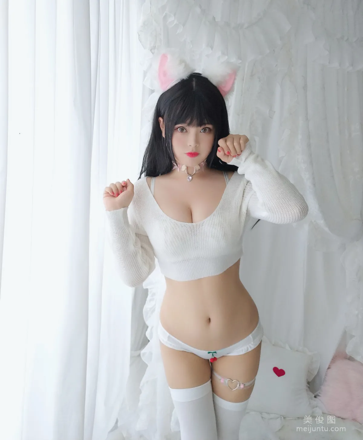 [COS] Cute Girl Bai Ye, Xiao Naimao Photo Set photo 6