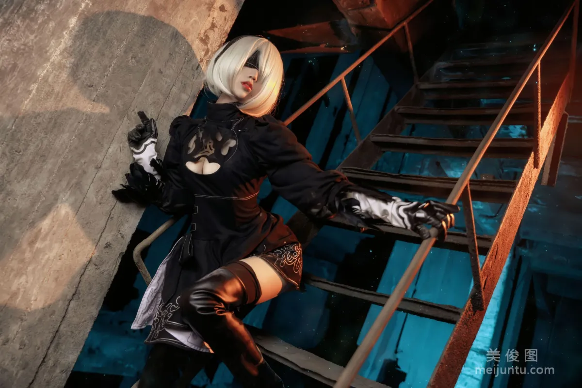[COS] Cute Girl Baiyi Zijiao Zhu "NieR: Automata" Photo Set photo 6