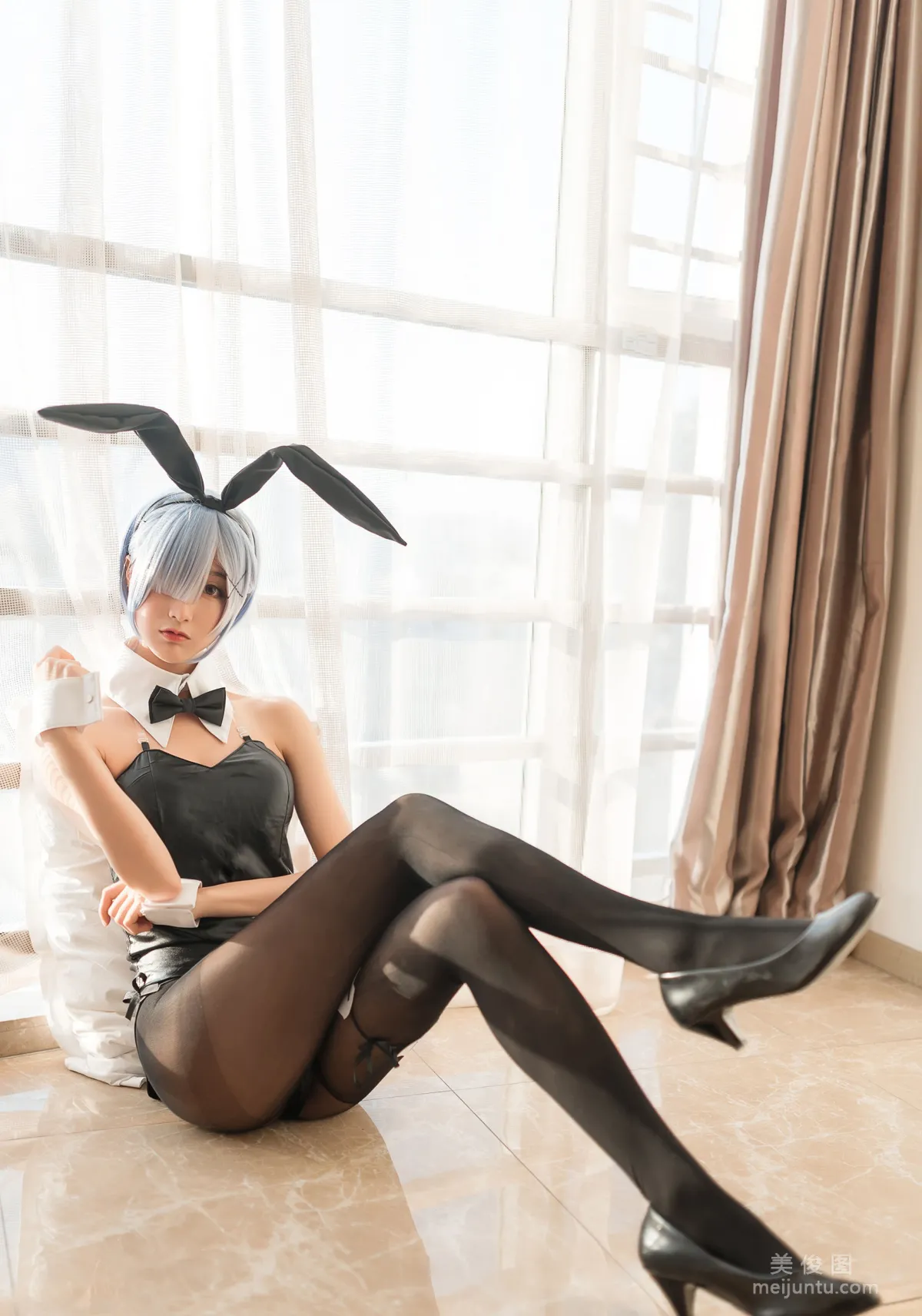 Cute Girl Mu Mianmian OwO, Rem Bunny Girl Photo Set photo 39