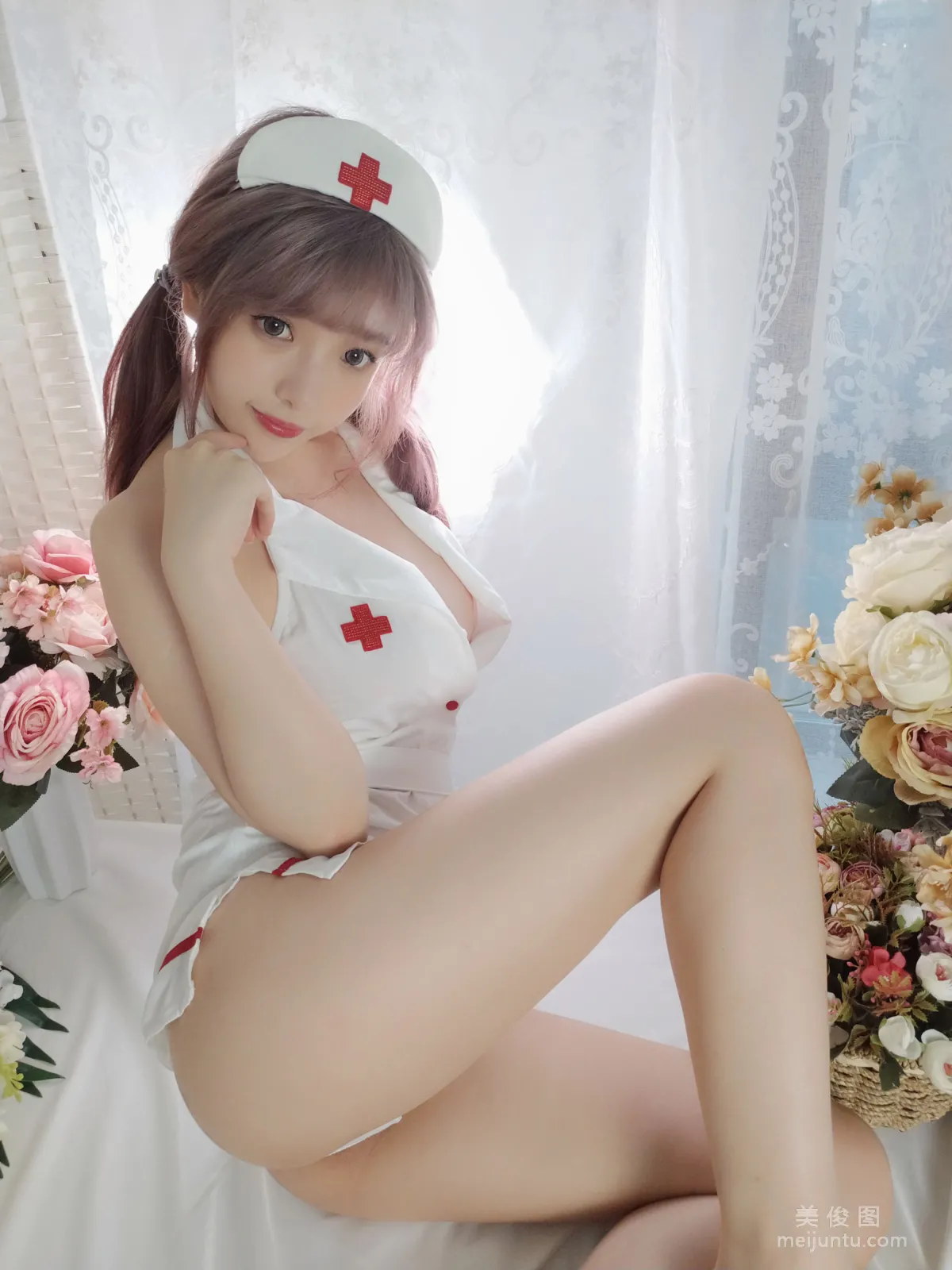 Anime Blogger Wenmei Bujiang Daoli Nurse Photo Set photo 24