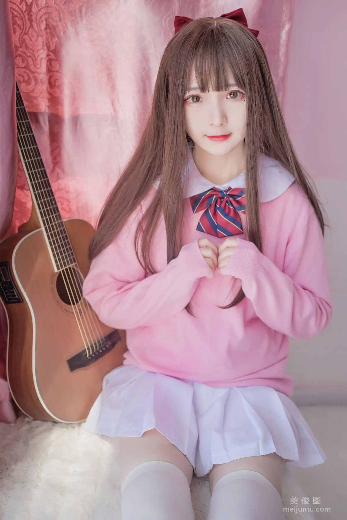 2D Beauty Guchuan kagura Pink JK Photo Set photo 14