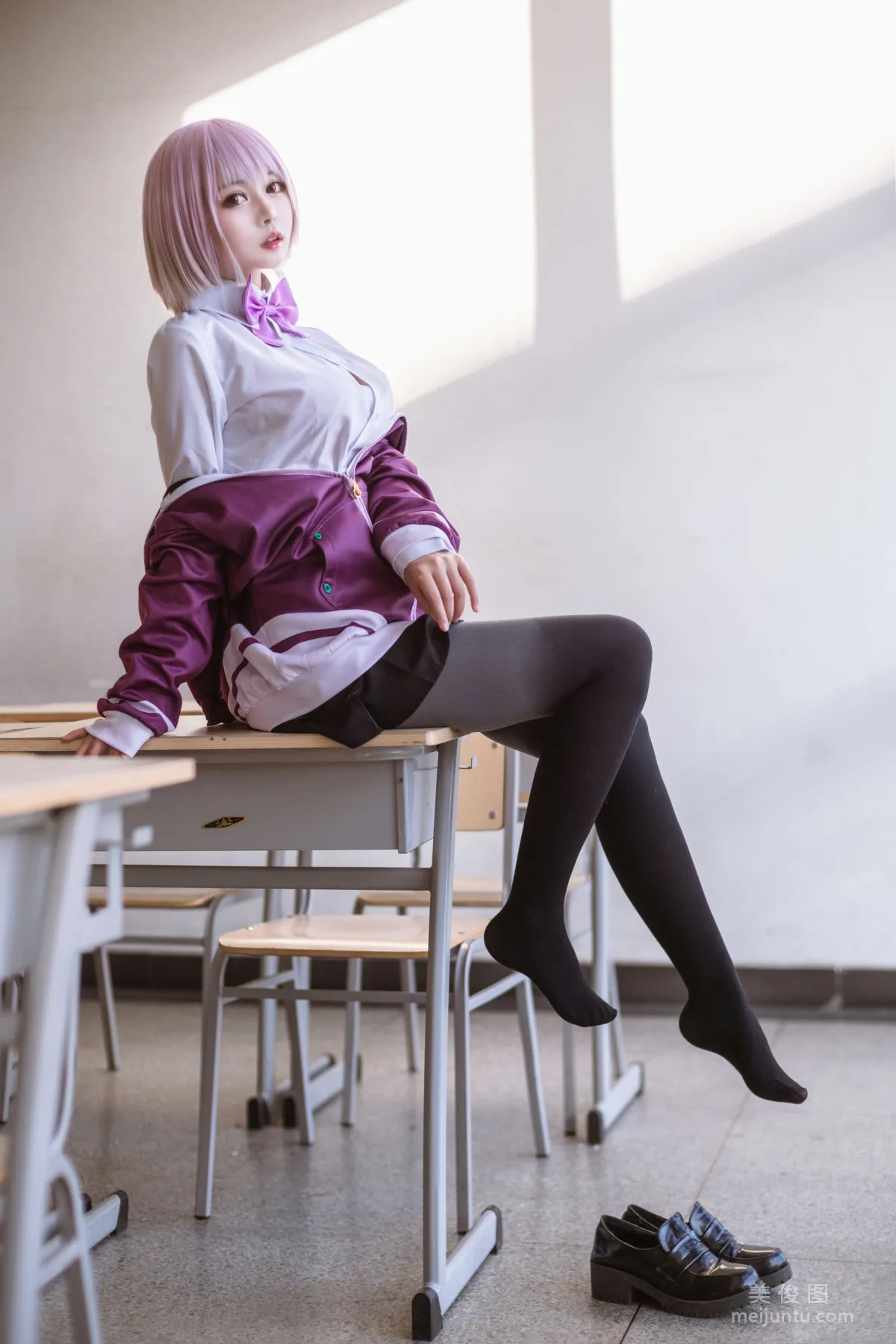 Big-Eyed Cute Girl Heimaomao OvO 《Akane Shinjo》 Photo Set photo 9