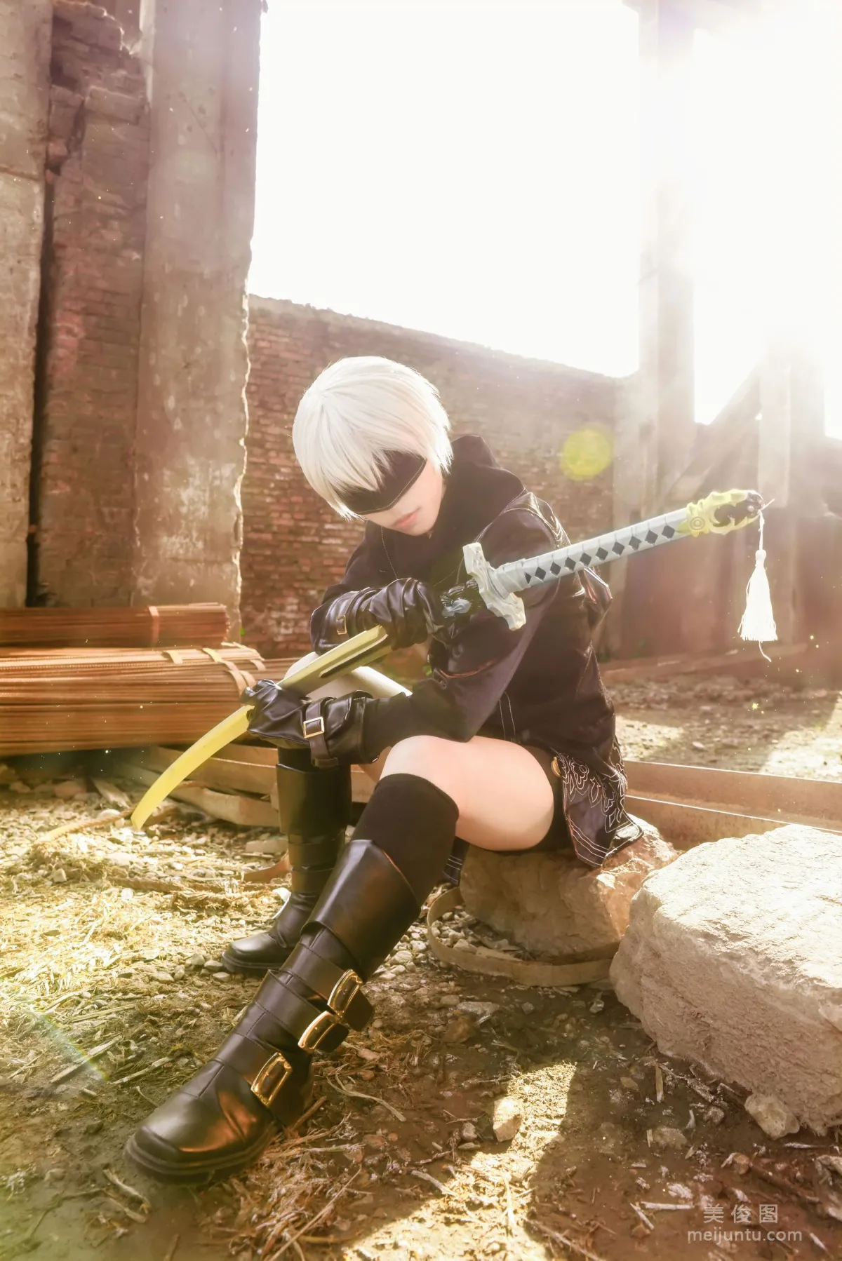 [COS] Cute Girl Baiyi Zijiao Zhu "NieR: Automata" Photo Set photo 3