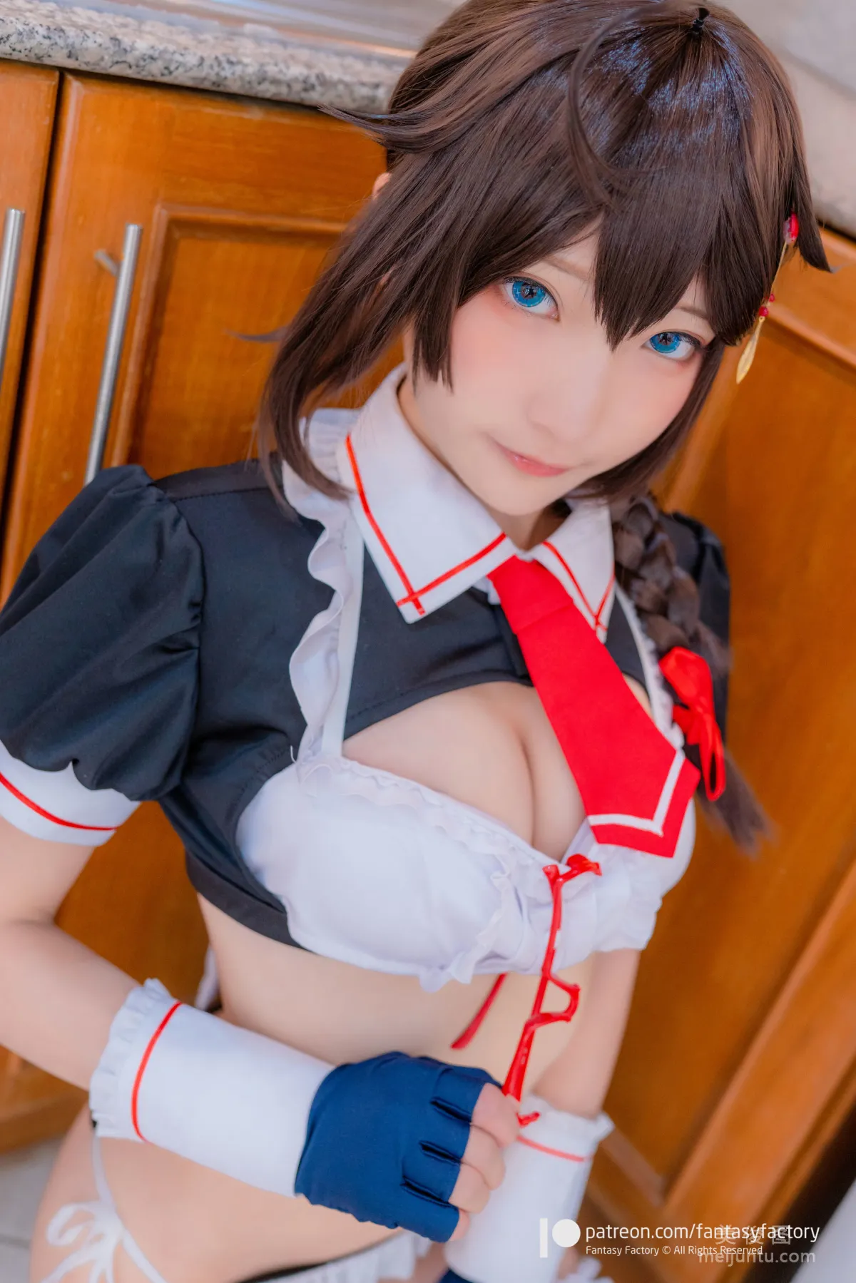 [Fantasy Factory] Xiao Ding 2020.04, Maid, Lingerie, Bunny Ears Photo Set photo 24