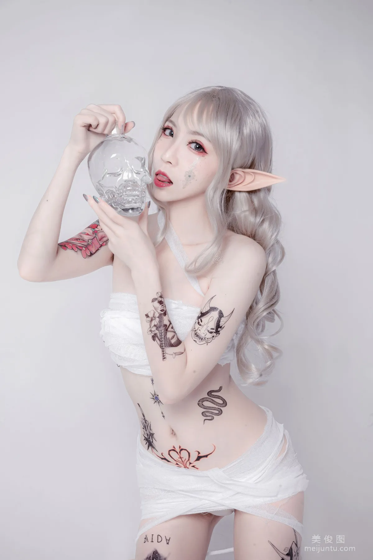 [COS Bonus] Anime Blogger Ruanyi Fairy, Straps and Samurai Photo Set photo 20