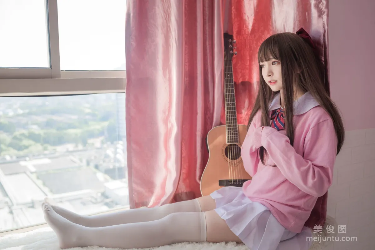2D Beauty Guchuan kagura Pink JK Photo Set photo 3