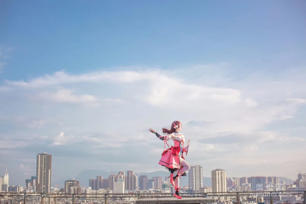 [COS福利] 动漫博主北之北 《守望先锋 魔法少女D.VA》写真集2