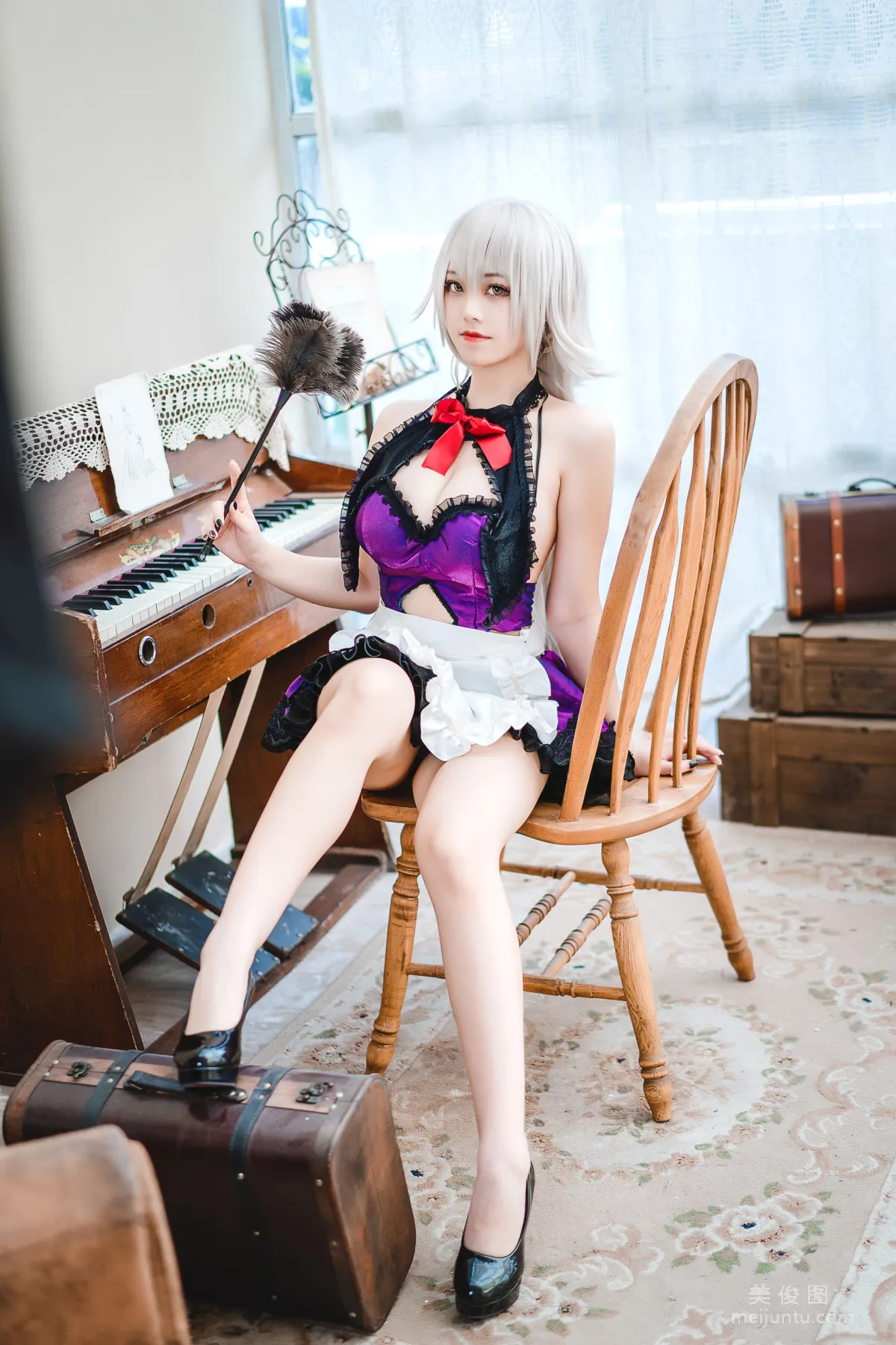 Cute Girl Mizhi Maoqiu, Joan of Arc Maid, Photo Set photo 20