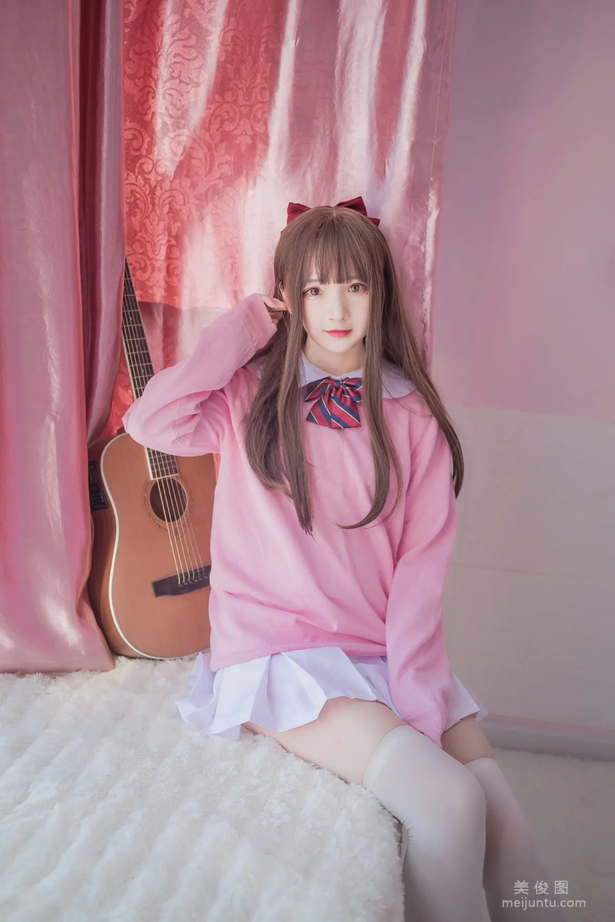 2D Beauty Guchuan kagura Pink JK Photo Set photo 11