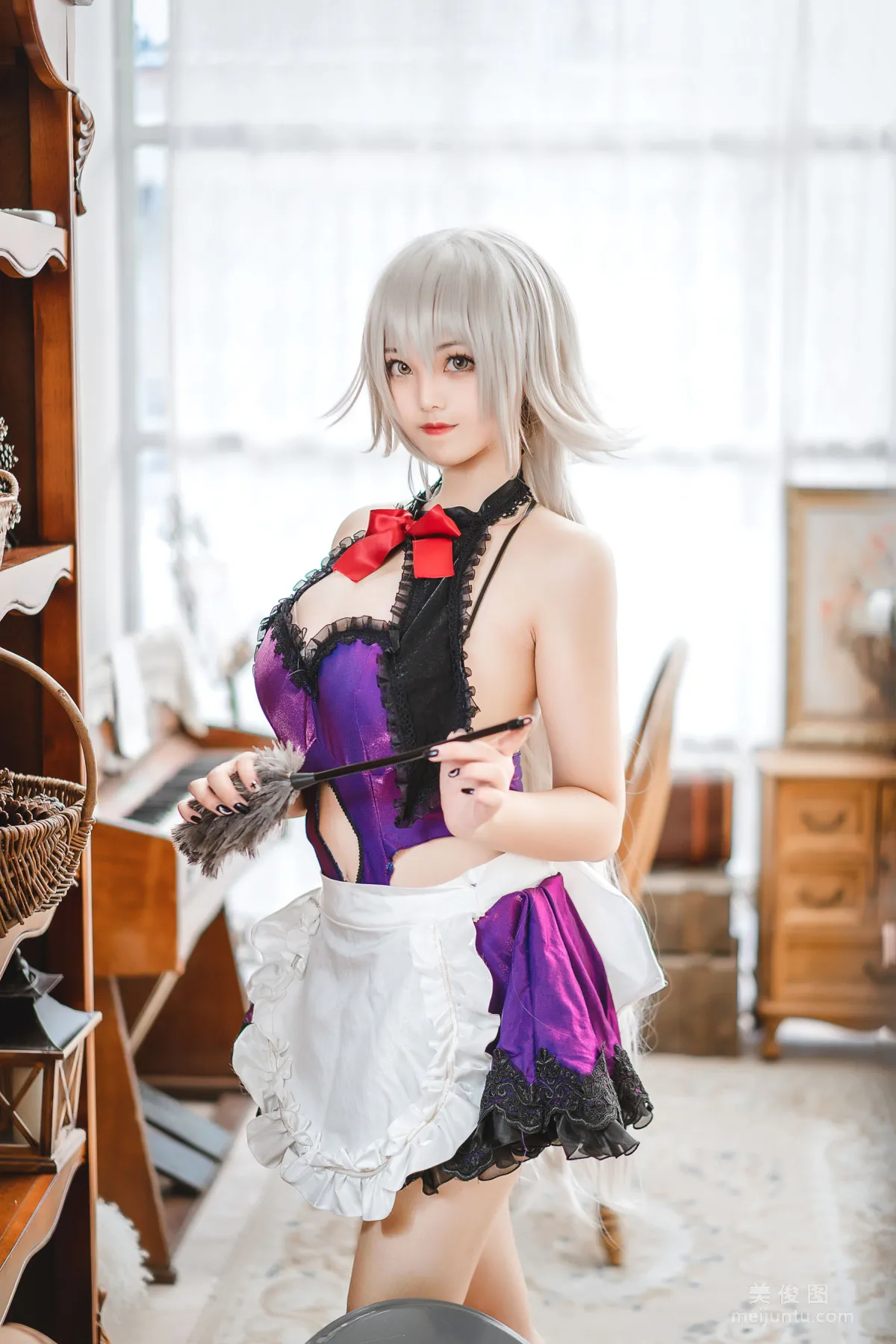 萌系小姐姐蜜汁猫裘 《贞德女仆》写真集1