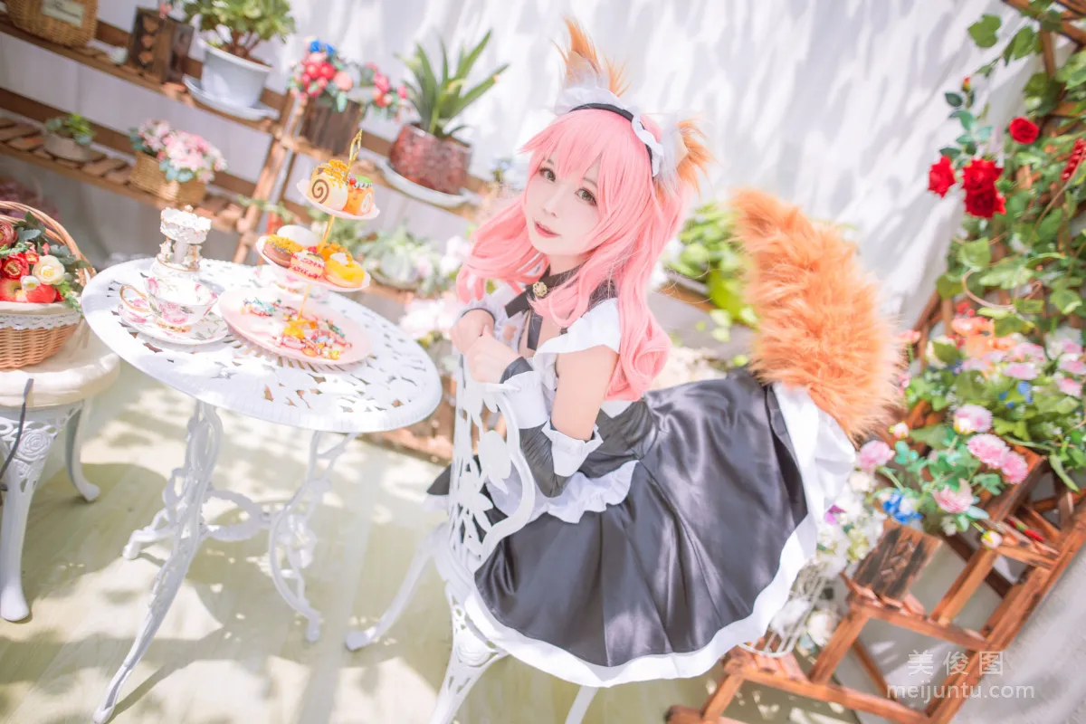Anime Blogger Bei Zhibei, FGO Tamamo no Mae Maid Photo Set photo 5