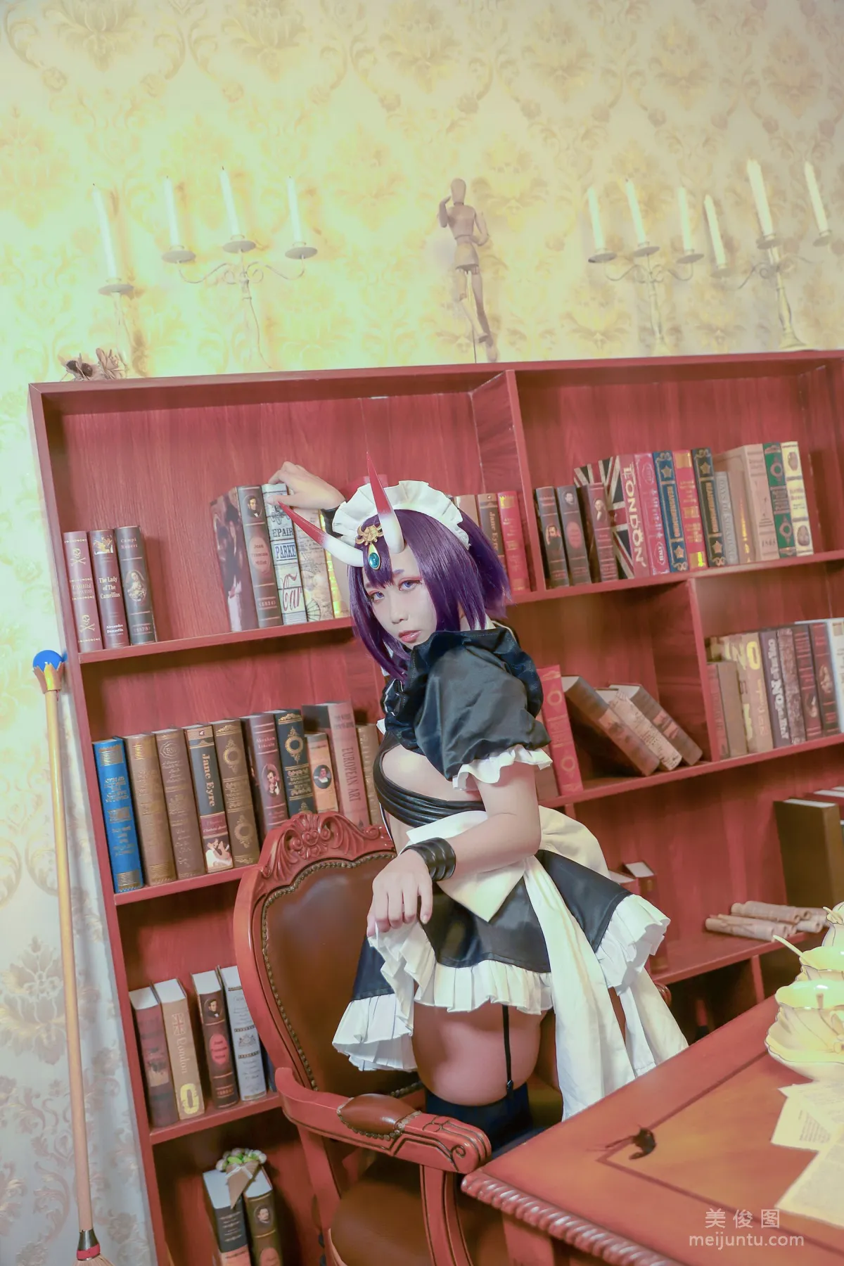 [COS] Anime Blogger Zhenzi Mitao oo, Shuten Doji Maid Photo Set photo 8