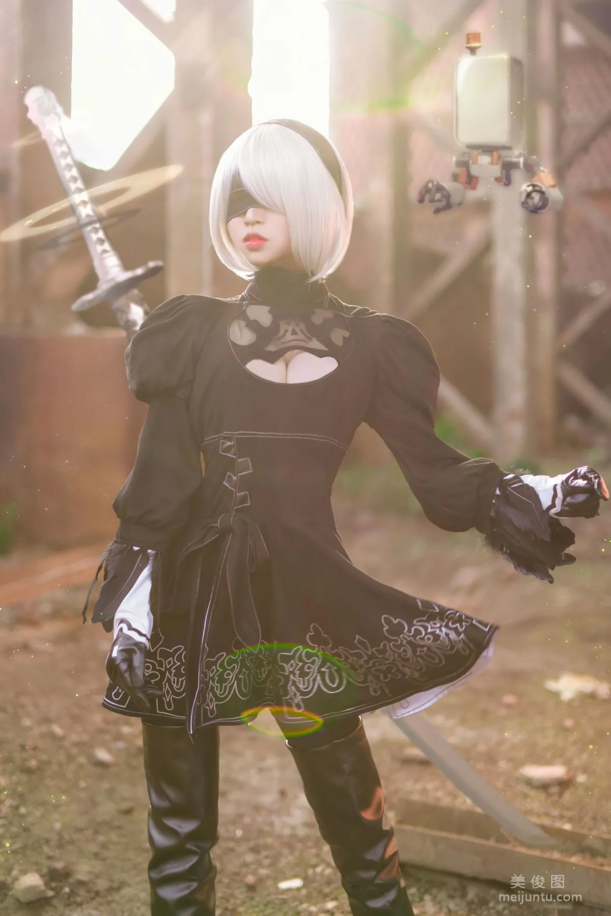 [COS] Cute Girl Baiyi Zijiao Zhu "NieR: Automata" Photo Set photo 1