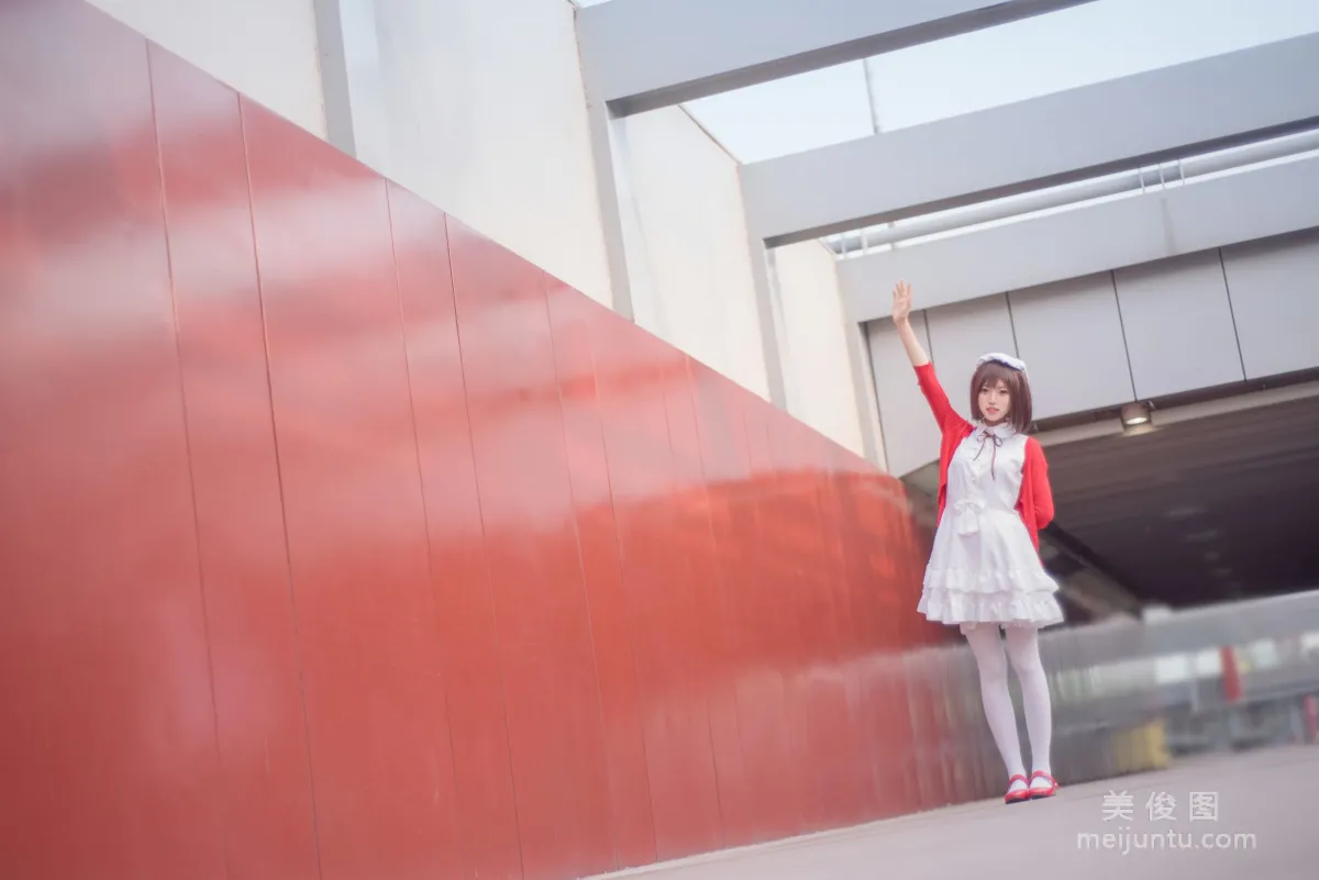 [COS Welfare] Cute Girl Baiyi Zijiao Zhu, Kato Megumi Photo Set photo 3