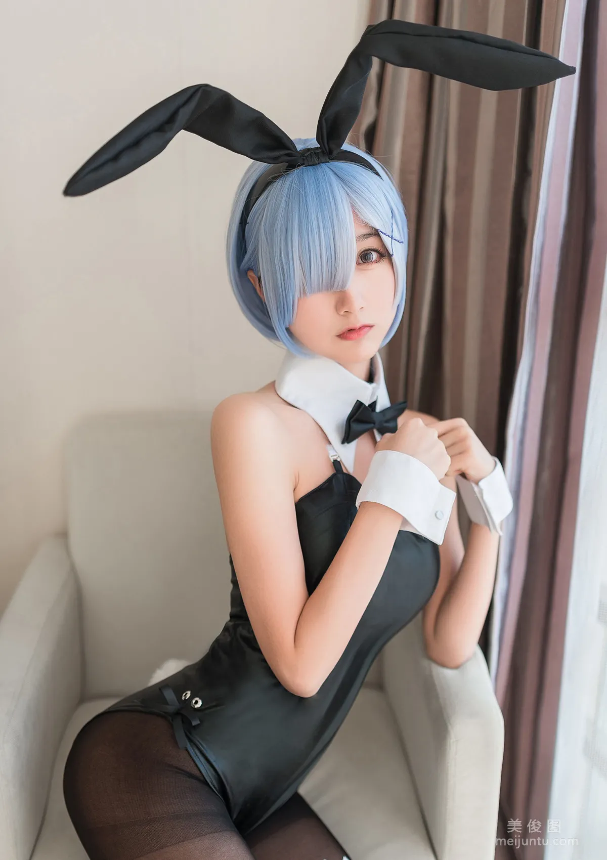 Cute Girl Mu Mianmian OwO, Rem Bunny Girl Photo Set photo 51