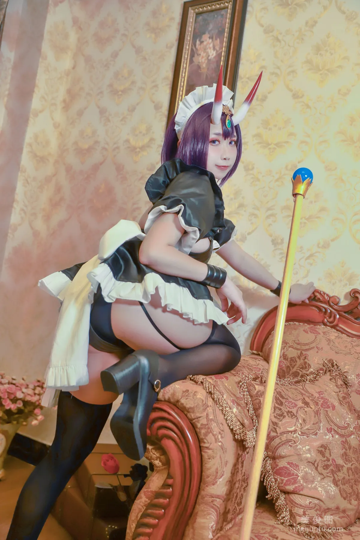 [COS] Anime Blogger Zhenzi Mitao oo, Shuten Doji Maid Photo Set photo 4