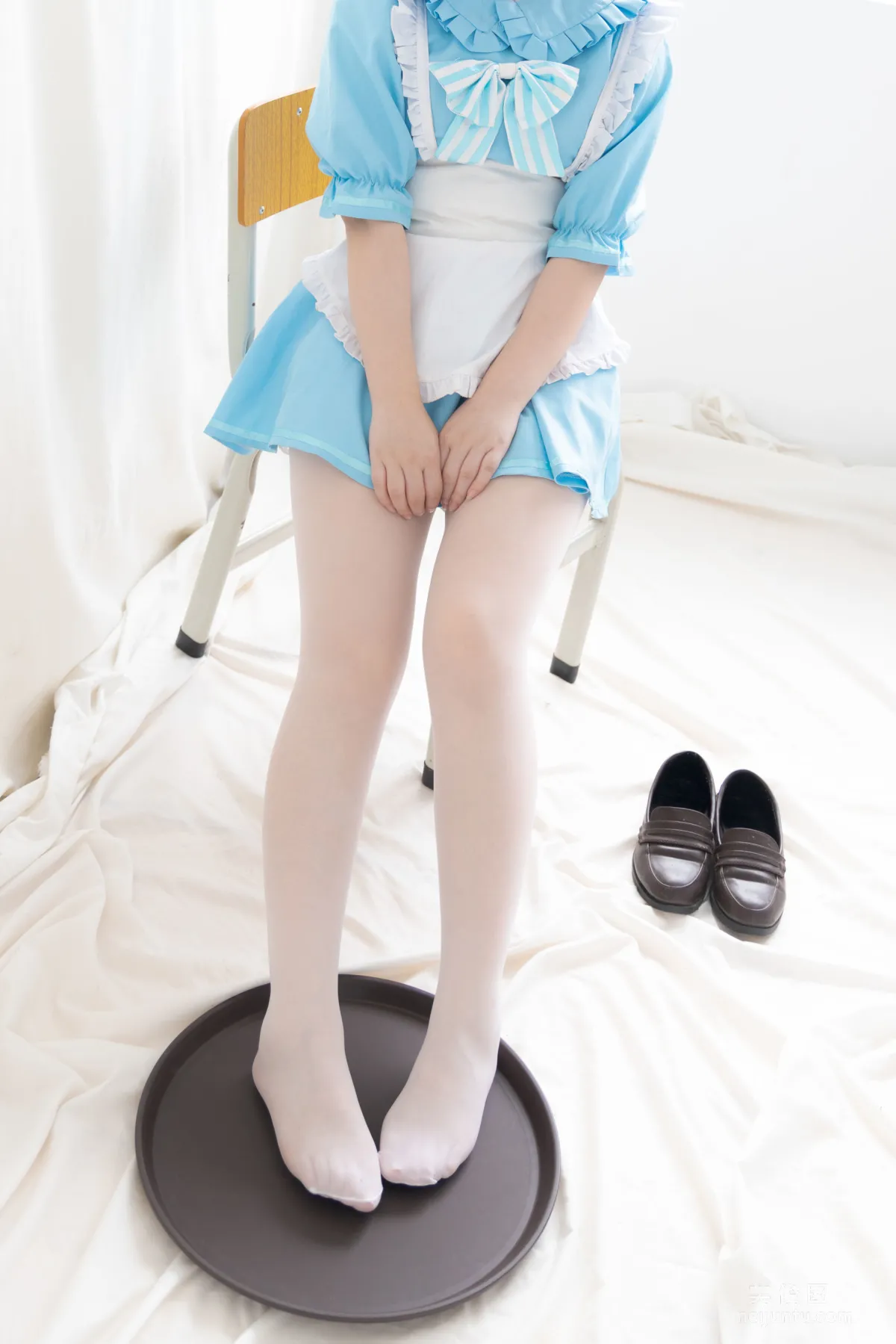 [COS] 2D Beauty Guchuan kagura Blue Cat Maid Photo Set photo 17