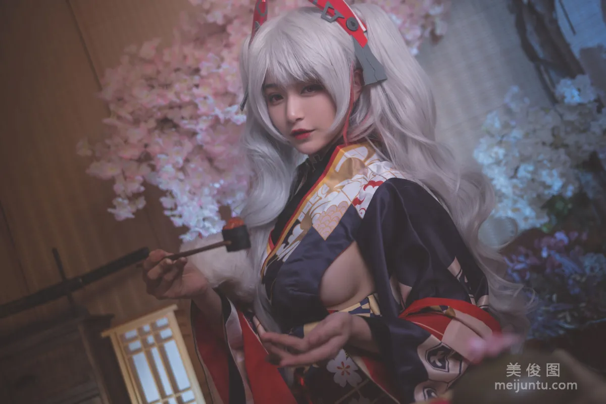 动漫博主铁板烧鬼舞w 《欧根亲王》 写真集9