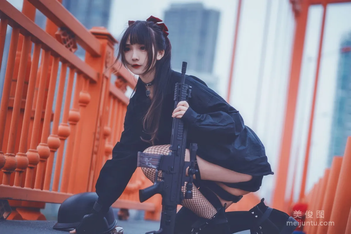 [COS] 2D Beauty Guchuan kagura, Armed JK, Photo Set photo 17