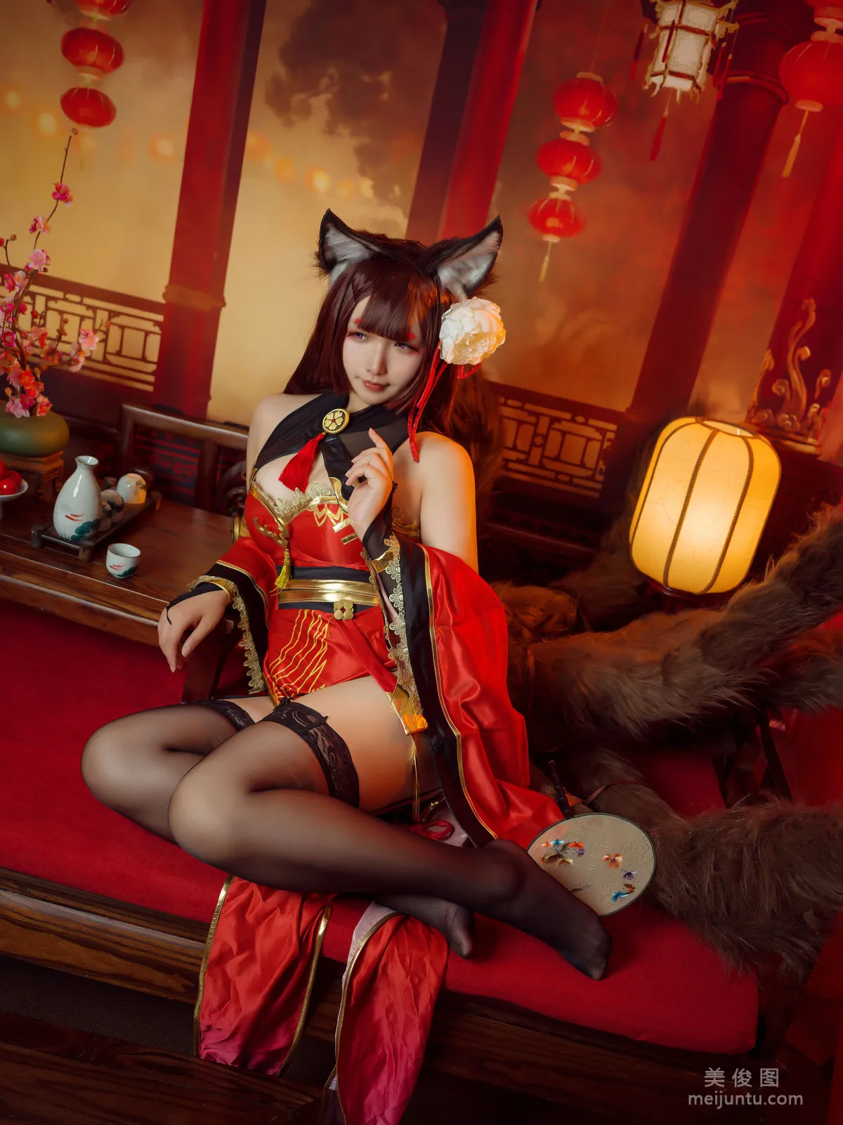 [Cosplay] Mahua Mahua Jiang, Amagi Cheongsam Photo Set photo 6