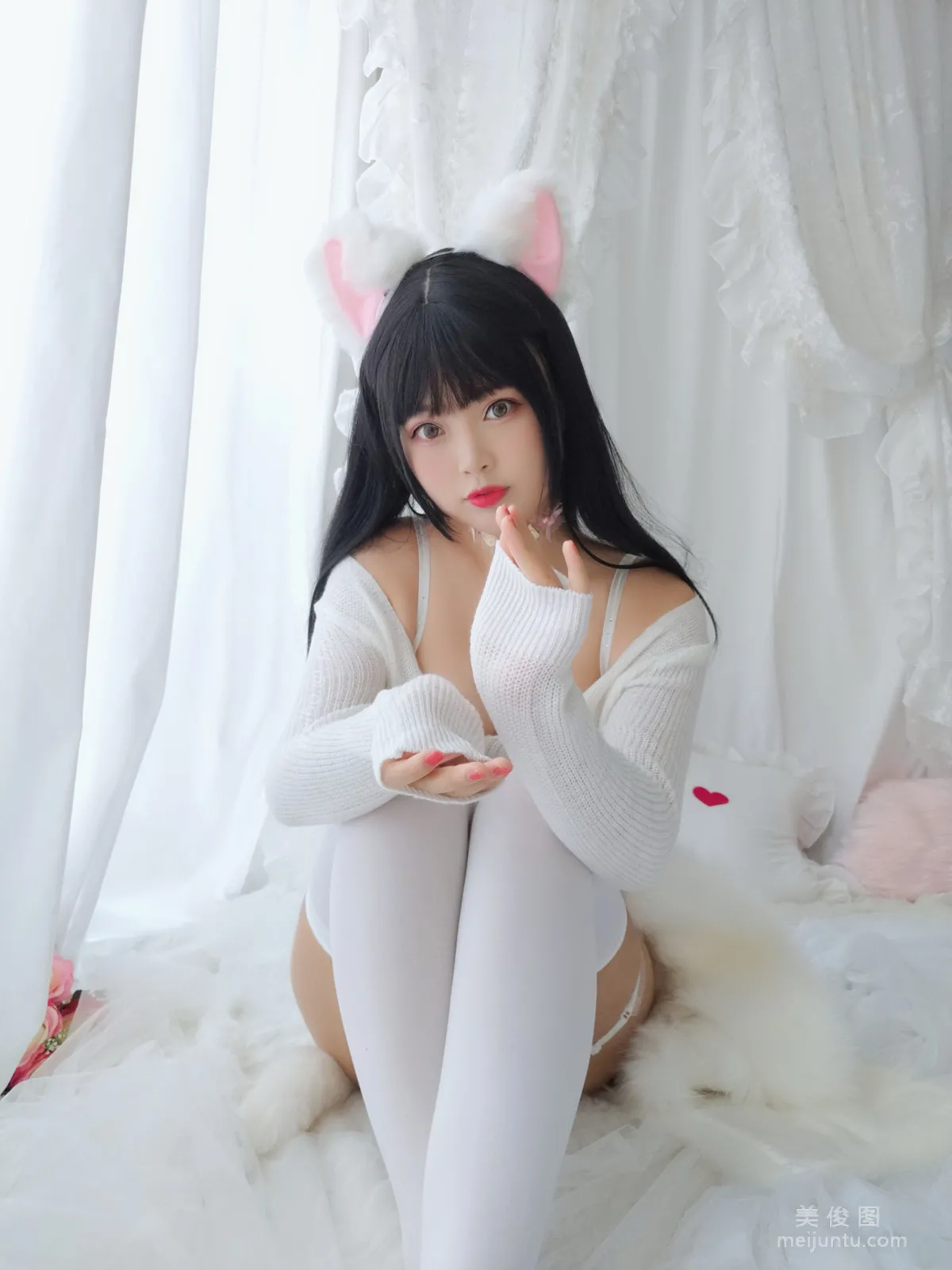 [COS] Cute Girl Bai Ye, Xiao Naimao Photo Set photo 50