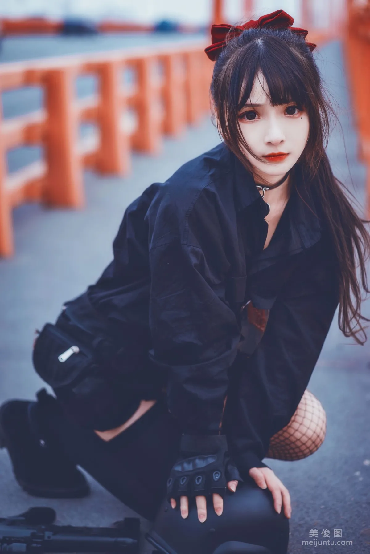 [COS] 2D Beauty Guchuan kagura, Armed JK, Photo Set photo 15