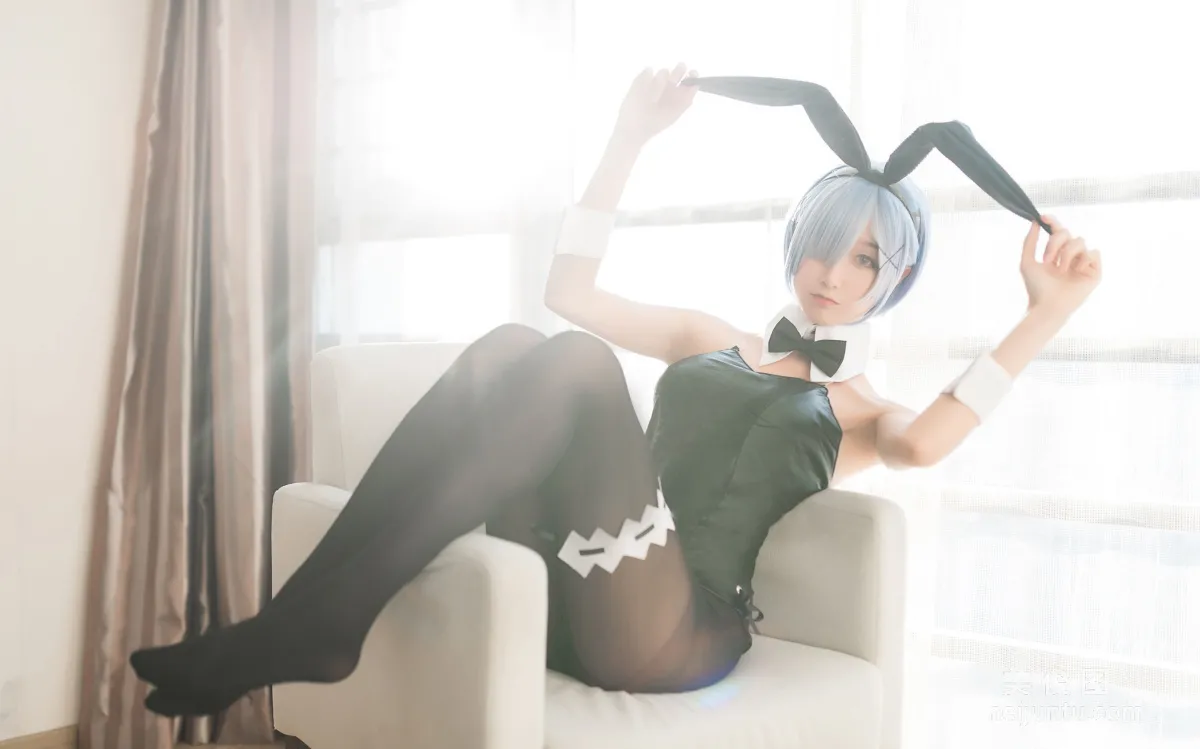 Cute Girl Mu Mianmian OwO, Rem Bunny Girl Photo Set photo 44