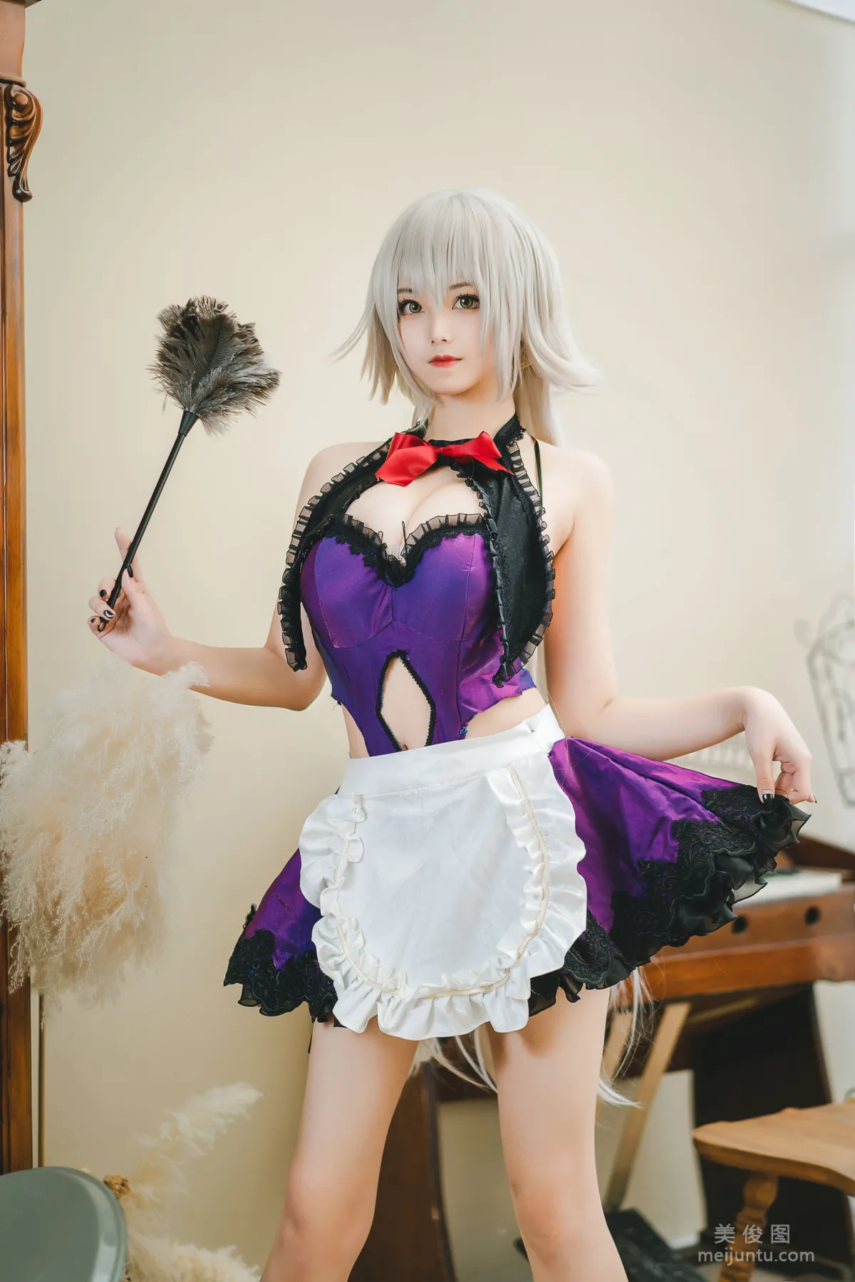 Cute Girl Mizhi Maoqiu, Joan of Arc Maid, Photo Set photo 4