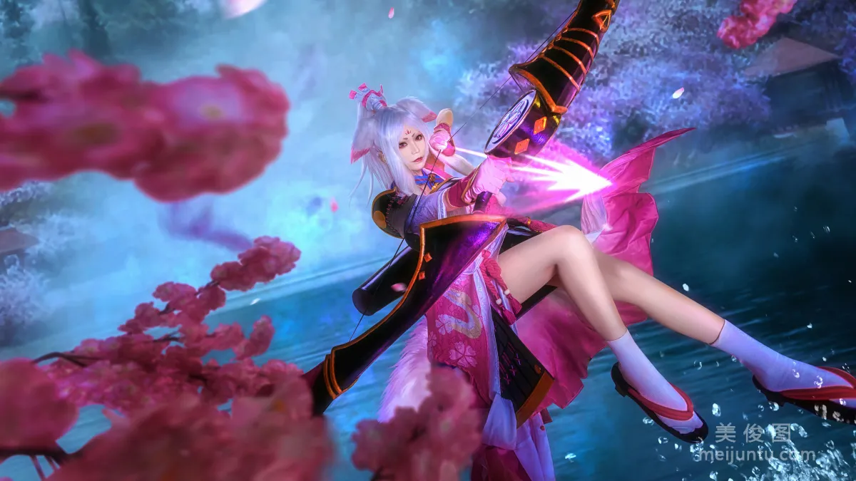 [COS] Anime Blogger Bei Zhibei Onmyoji White Wolf Photo Set photo 9