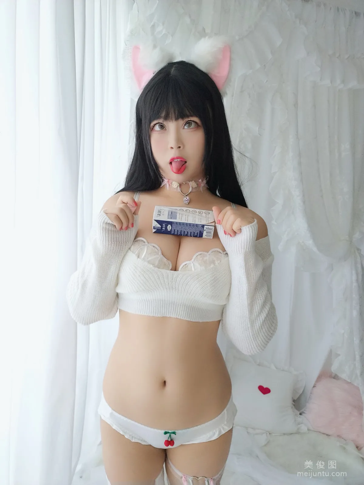 [COS] Cute Girl Bai Ye, Xiao Naimao Photo Set photo 21