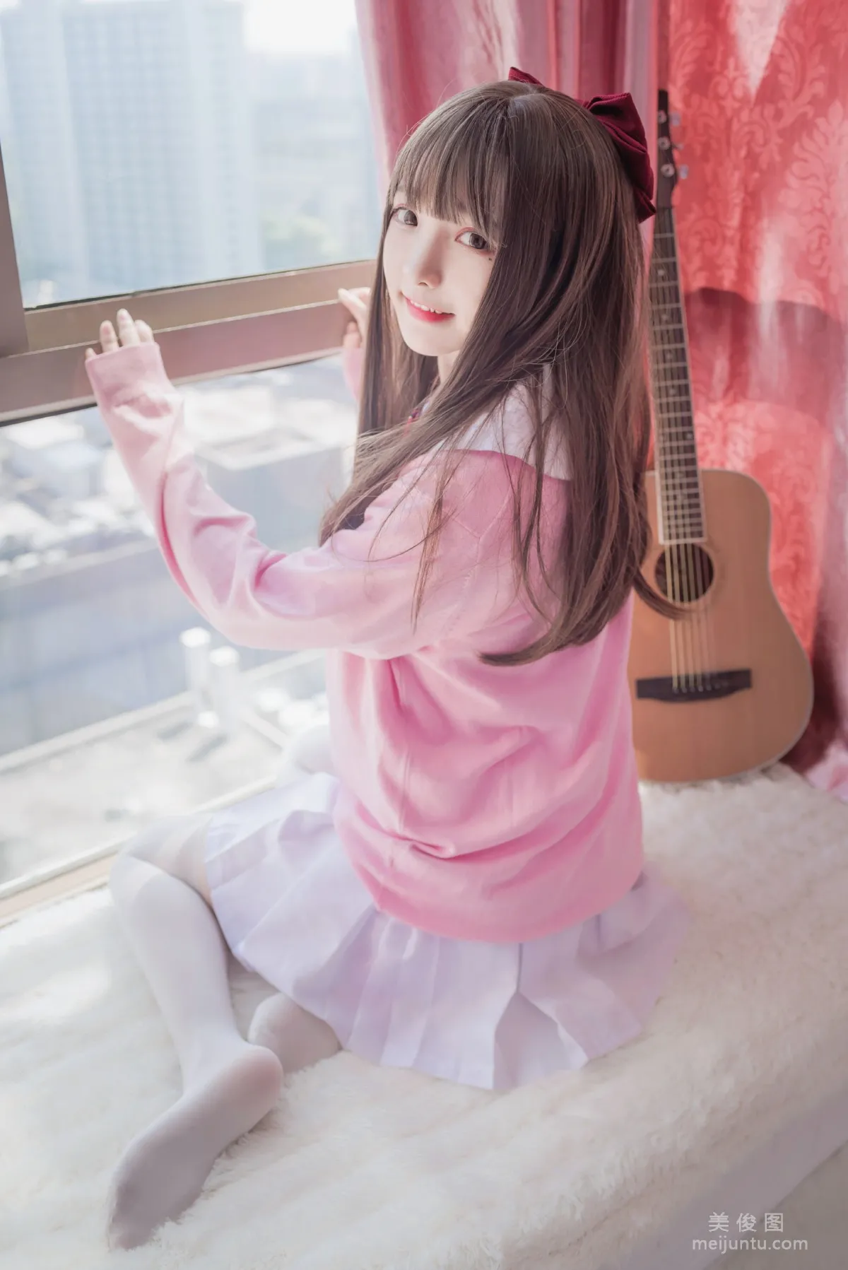2D Beauty Guchuan kagura Pink JK Photo Set photo 10