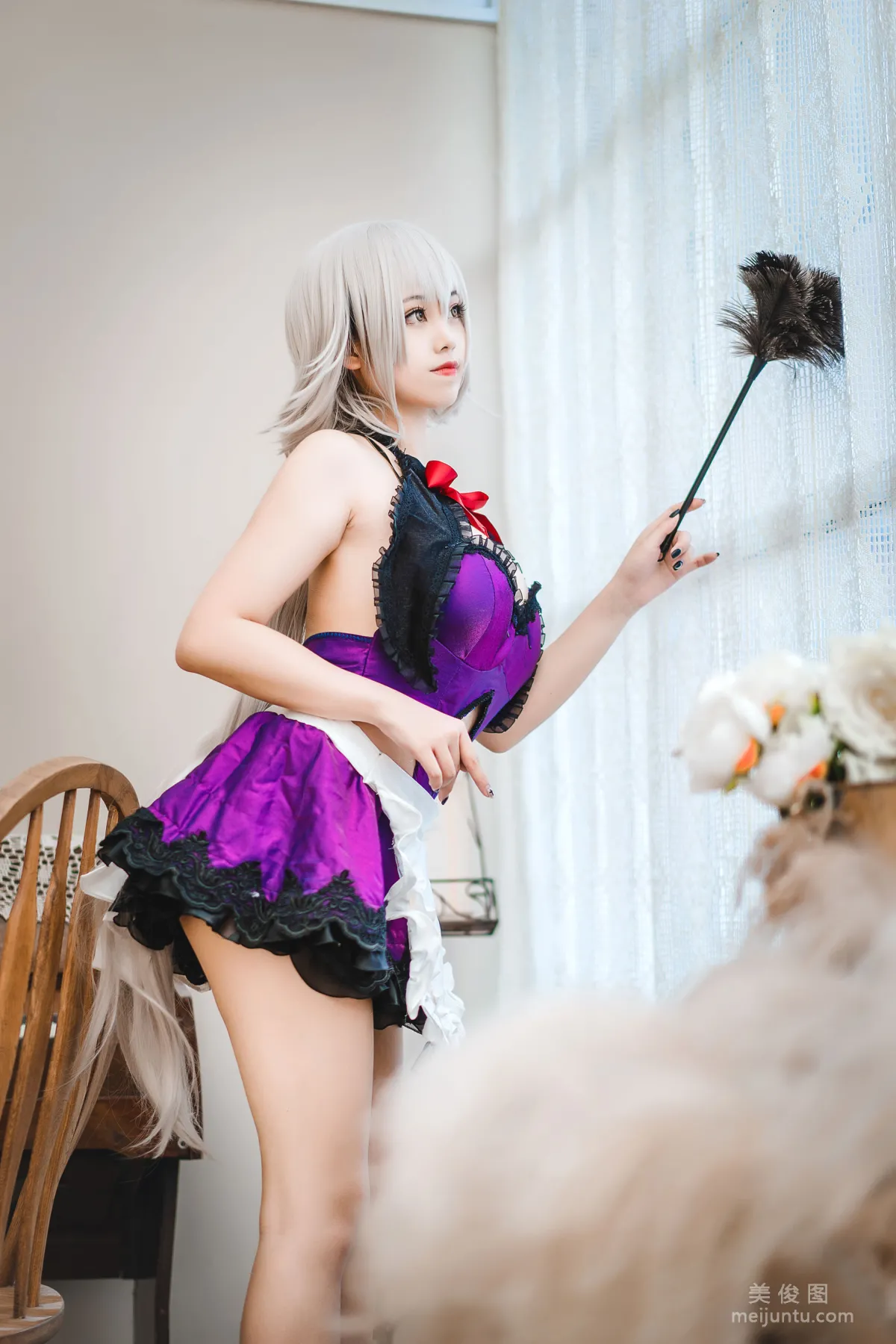 Cute Girl Mizhi Maoqiu, Joan of Arc Maid, Photo Set photo 22