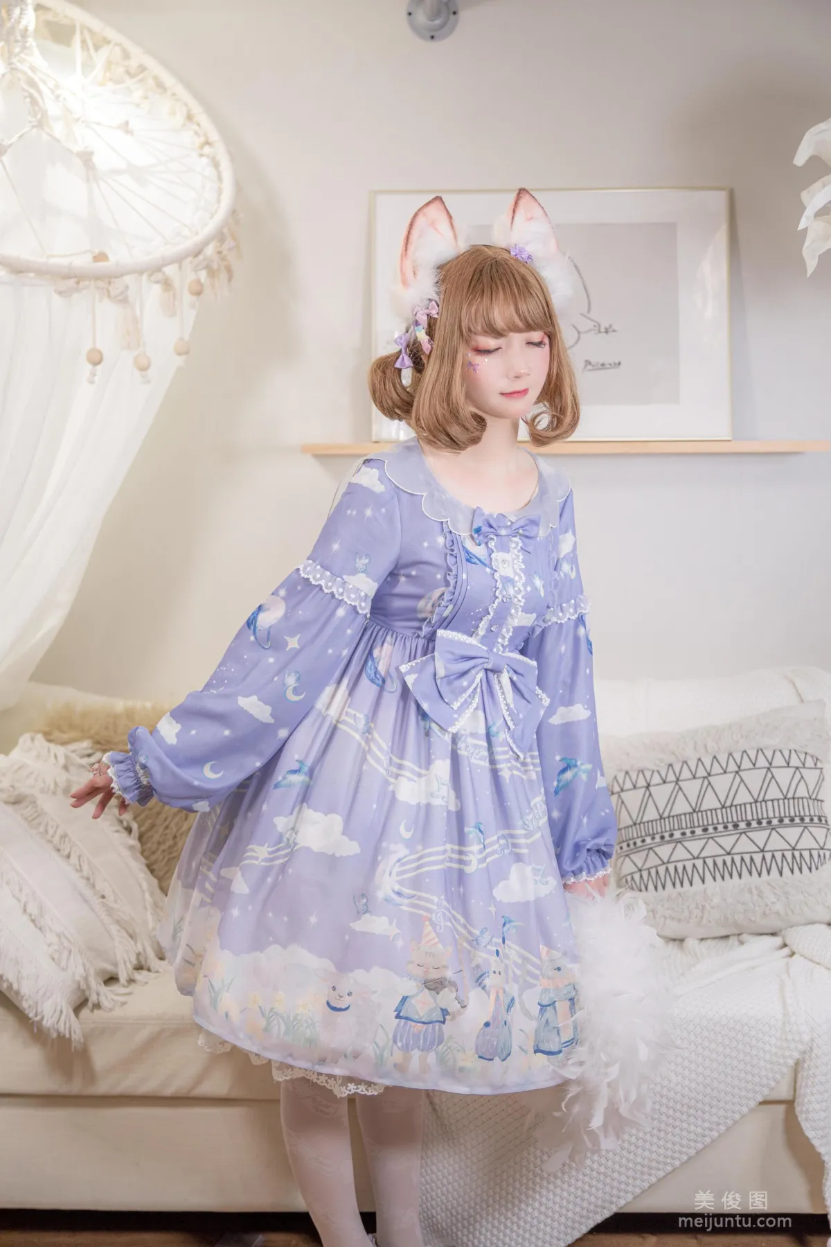 [COS Bonus] Anime Blogger Xianyin sic, Lolita Band Cat Photo Set photo 3