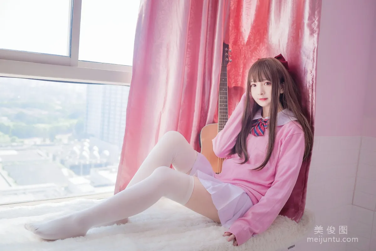 2D Beauty Guchuan kagura Pink JK Photo Set photo 9