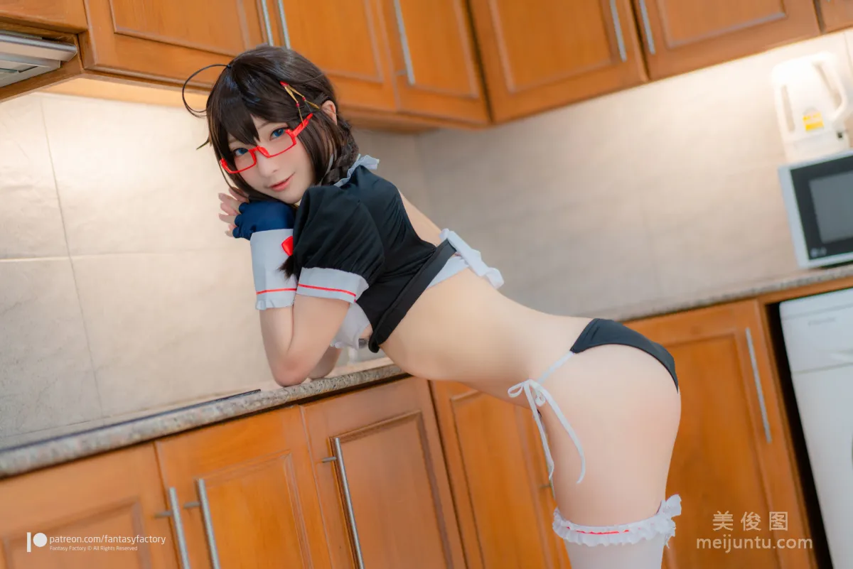 [Fantasy Factory] Xiao Ding 2020.04, Maid, Lingerie, Bunny Ears Photo Set photo 18